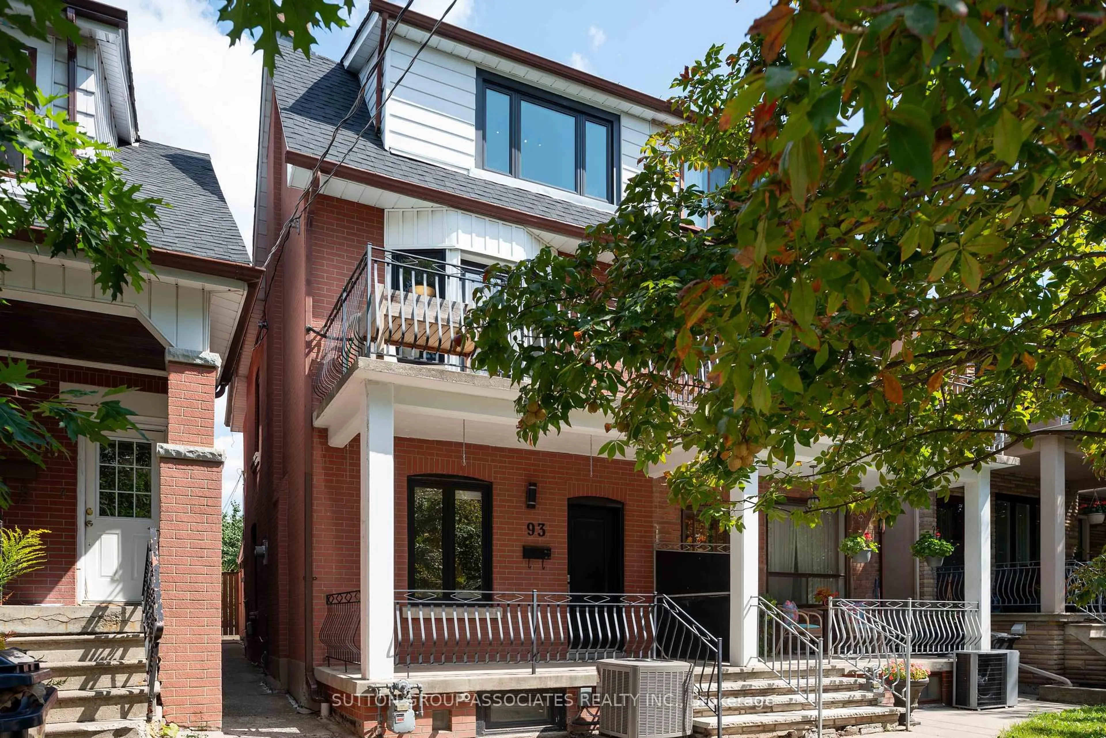 Home with brick exterior material, street for 93 Harvie Ave, Toronto Ontario M6E 4K4