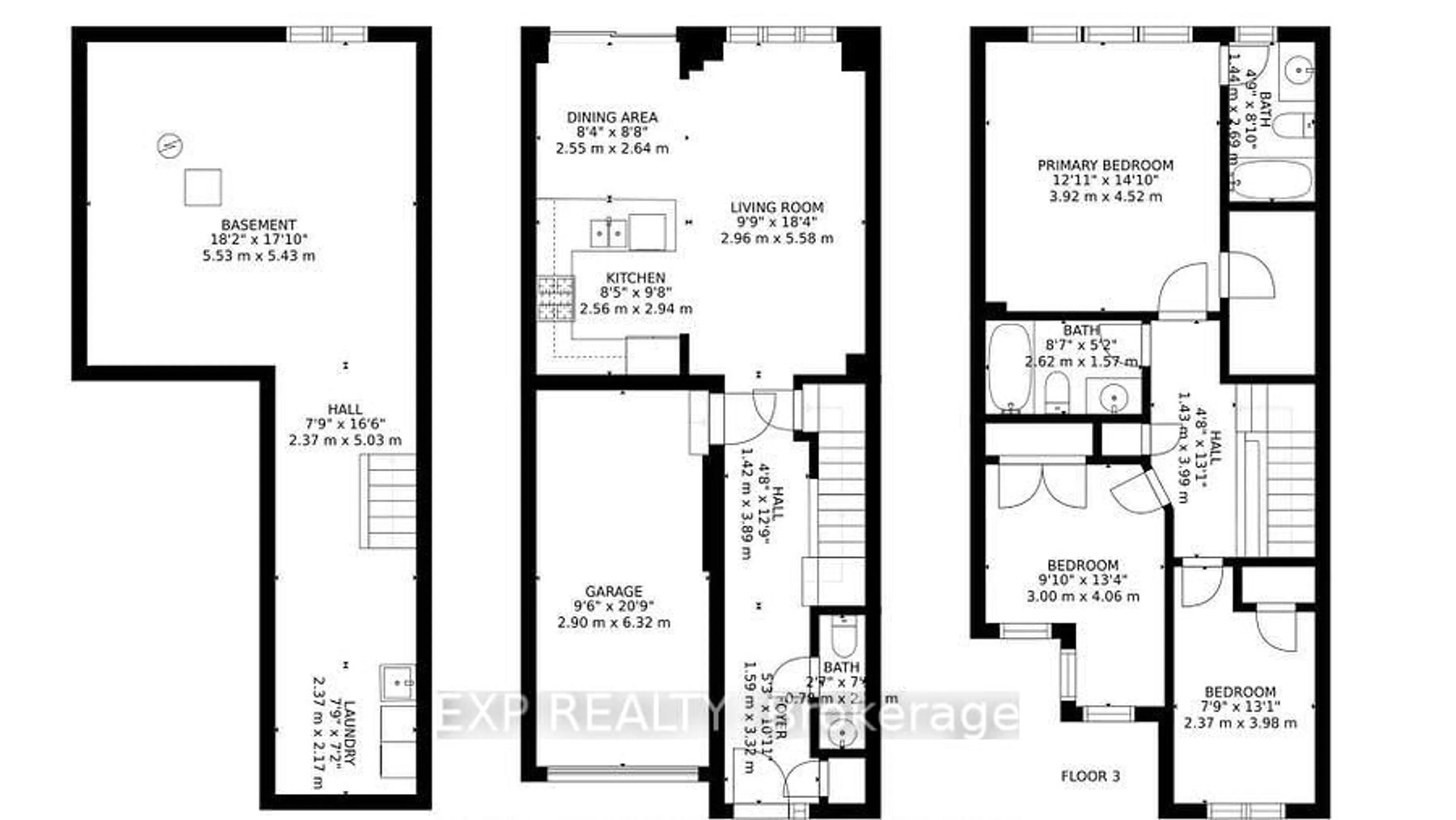 Floor plan for 245 Thompson Rd, Orangeville Ontario L9W 5T9