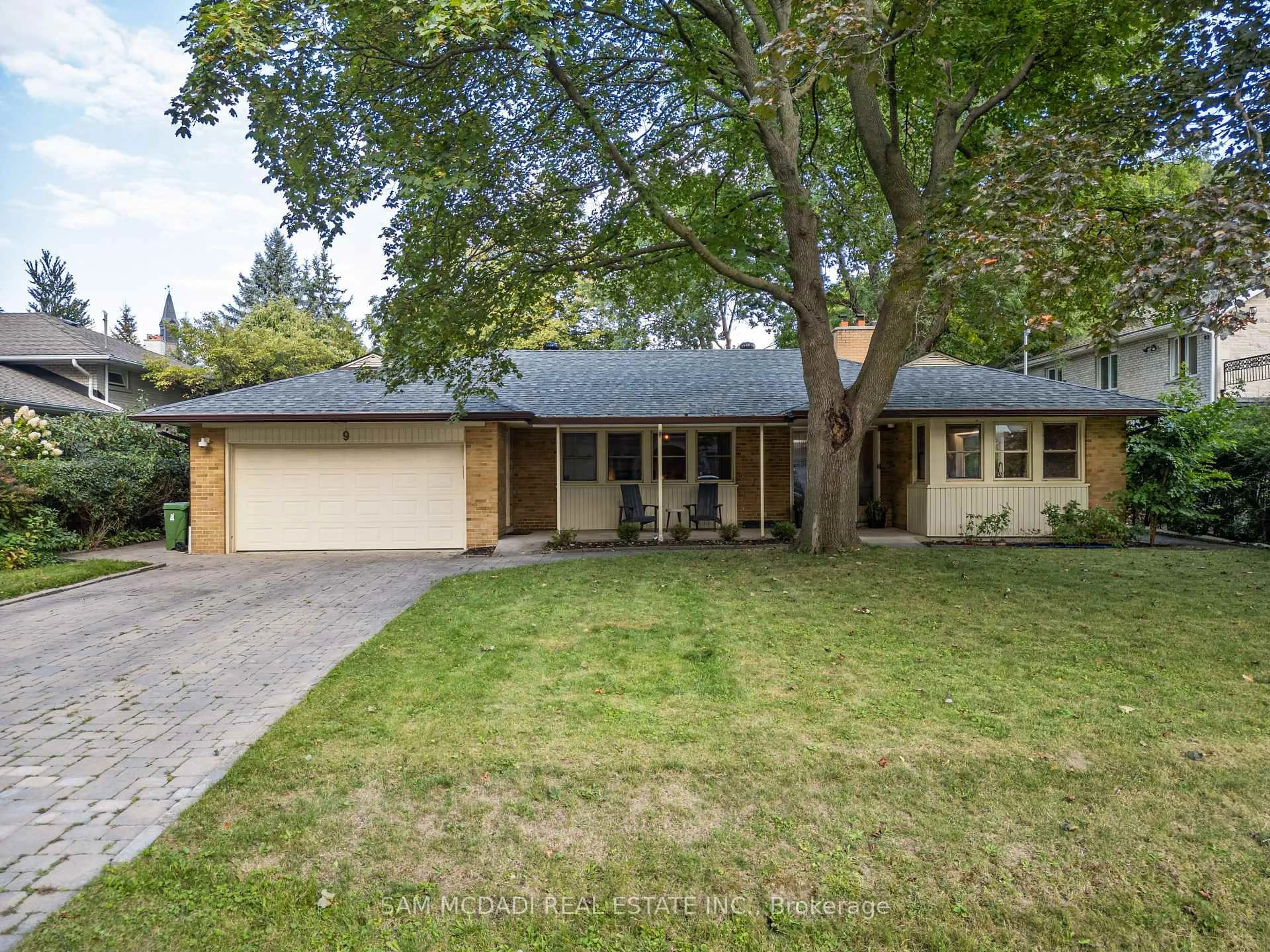 Home with brick exterior material, street for 9 Palace Arch Dr, Toronto Ontario M9A 2R9