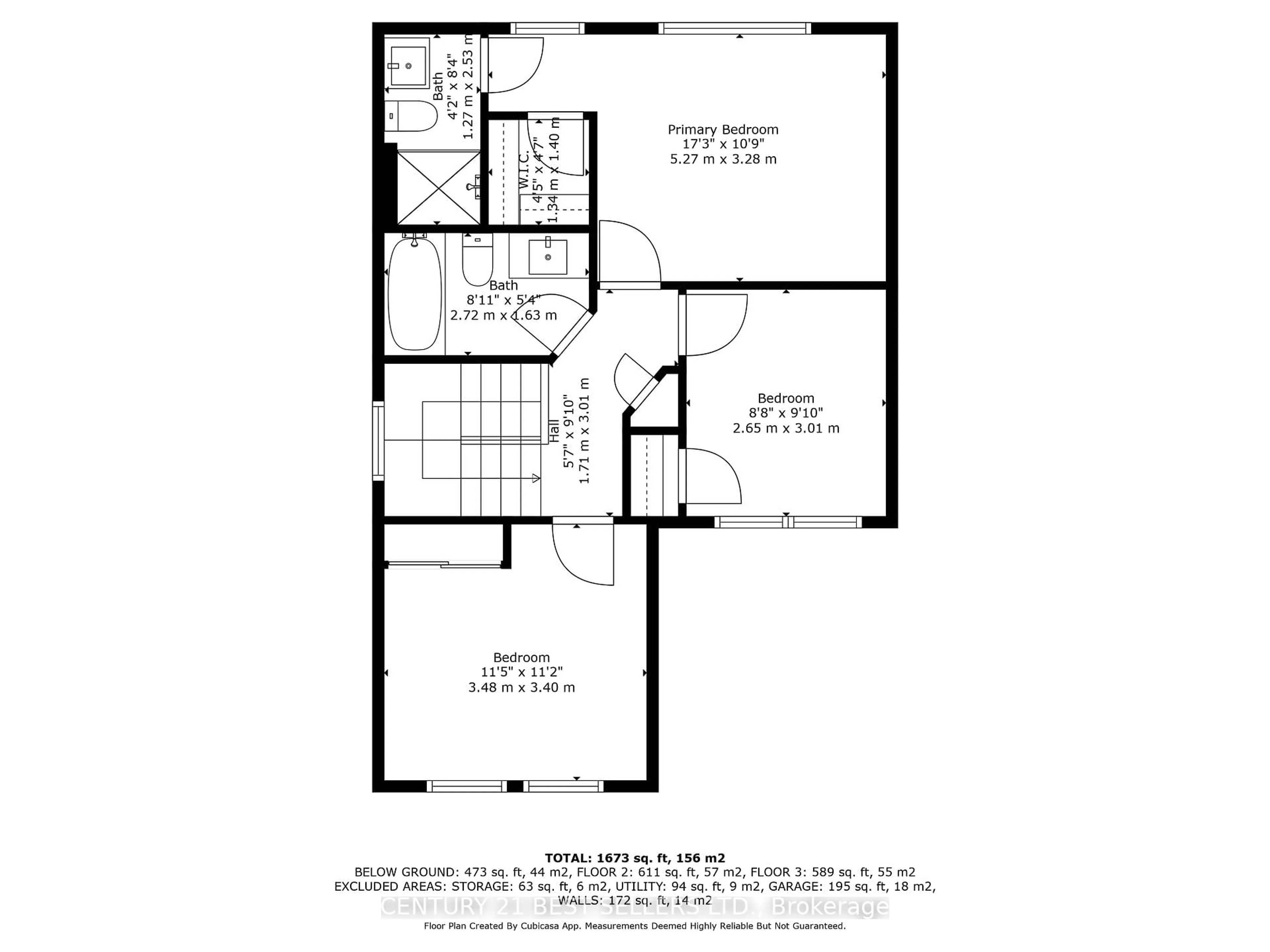 Floor plan for 643 Porter Way, Milton Ontario L9T 5W2
