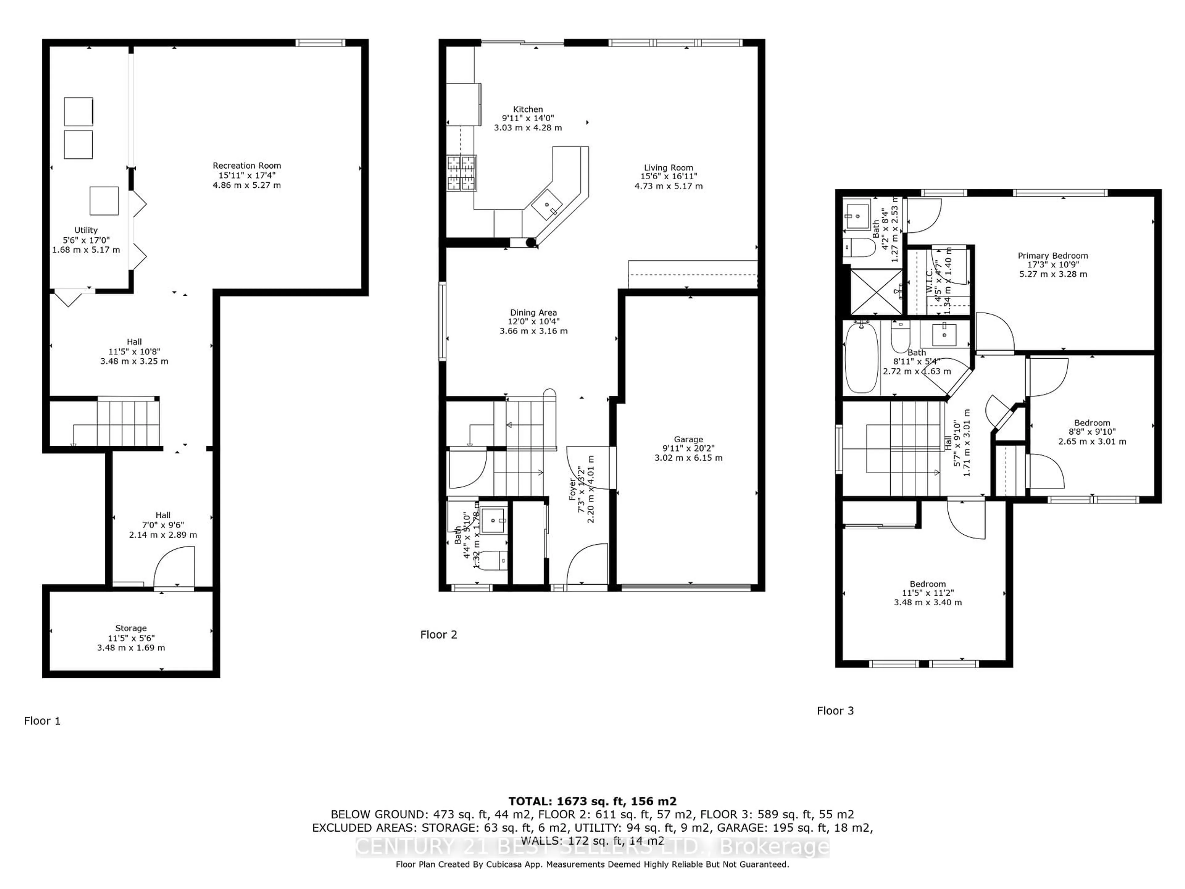 Floor plan for 643 Porter Way, Milton Ontario L9T 5W2