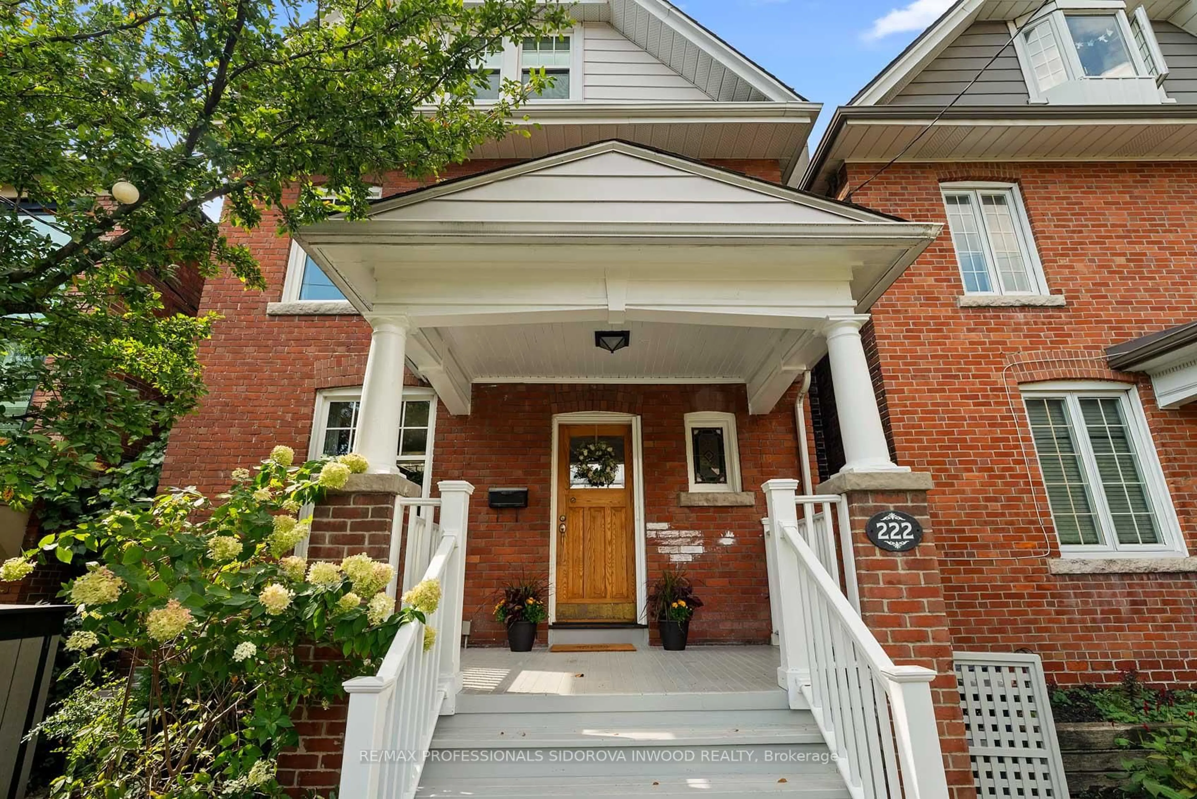 Home with brick exterior material, street for 222 Pacific Ave, Toronto Ontario M6P 2P5