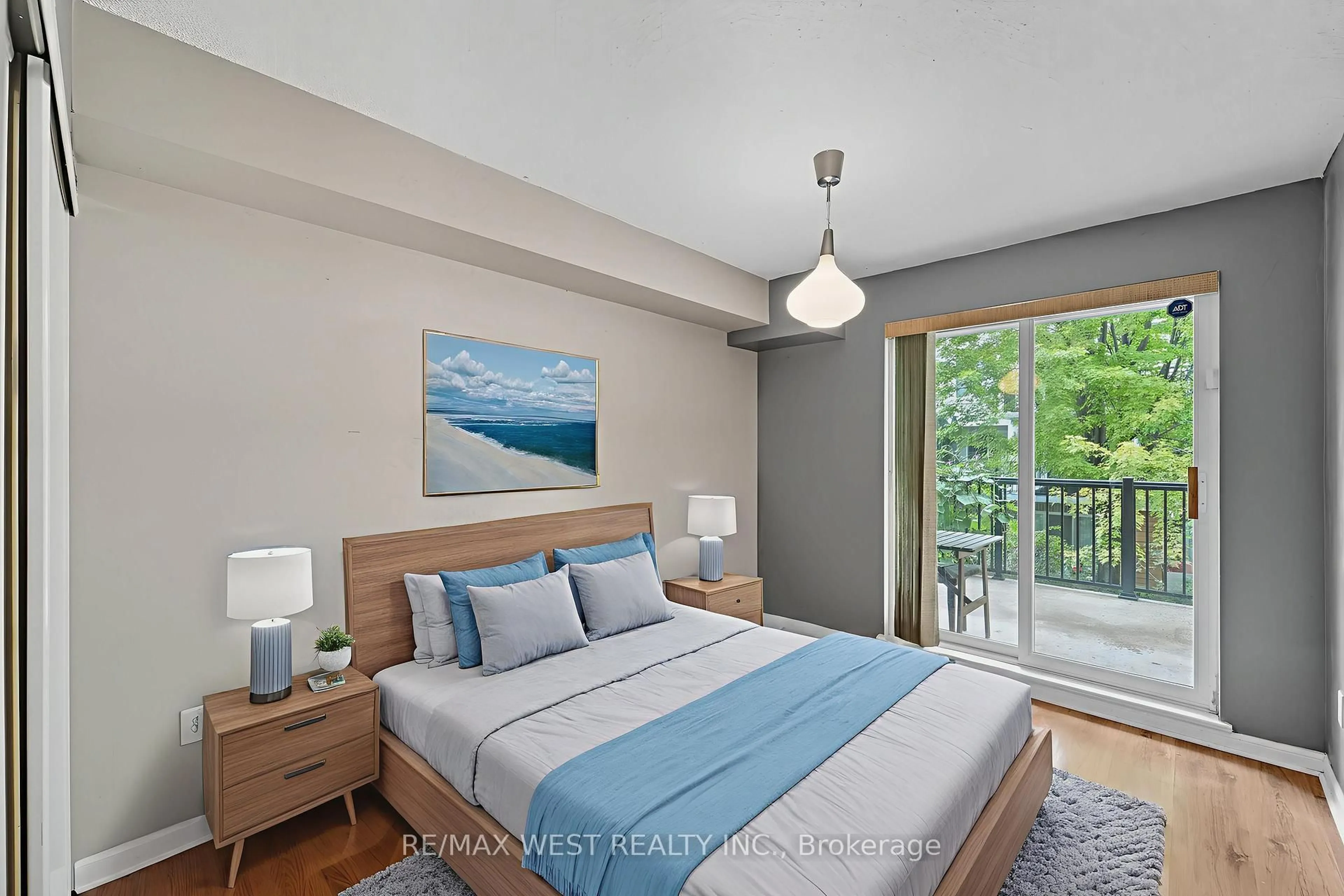 Bedroom with bed, unknown for 65 George Appleton Way #2078, Toronto Ontario M3M 0A2
