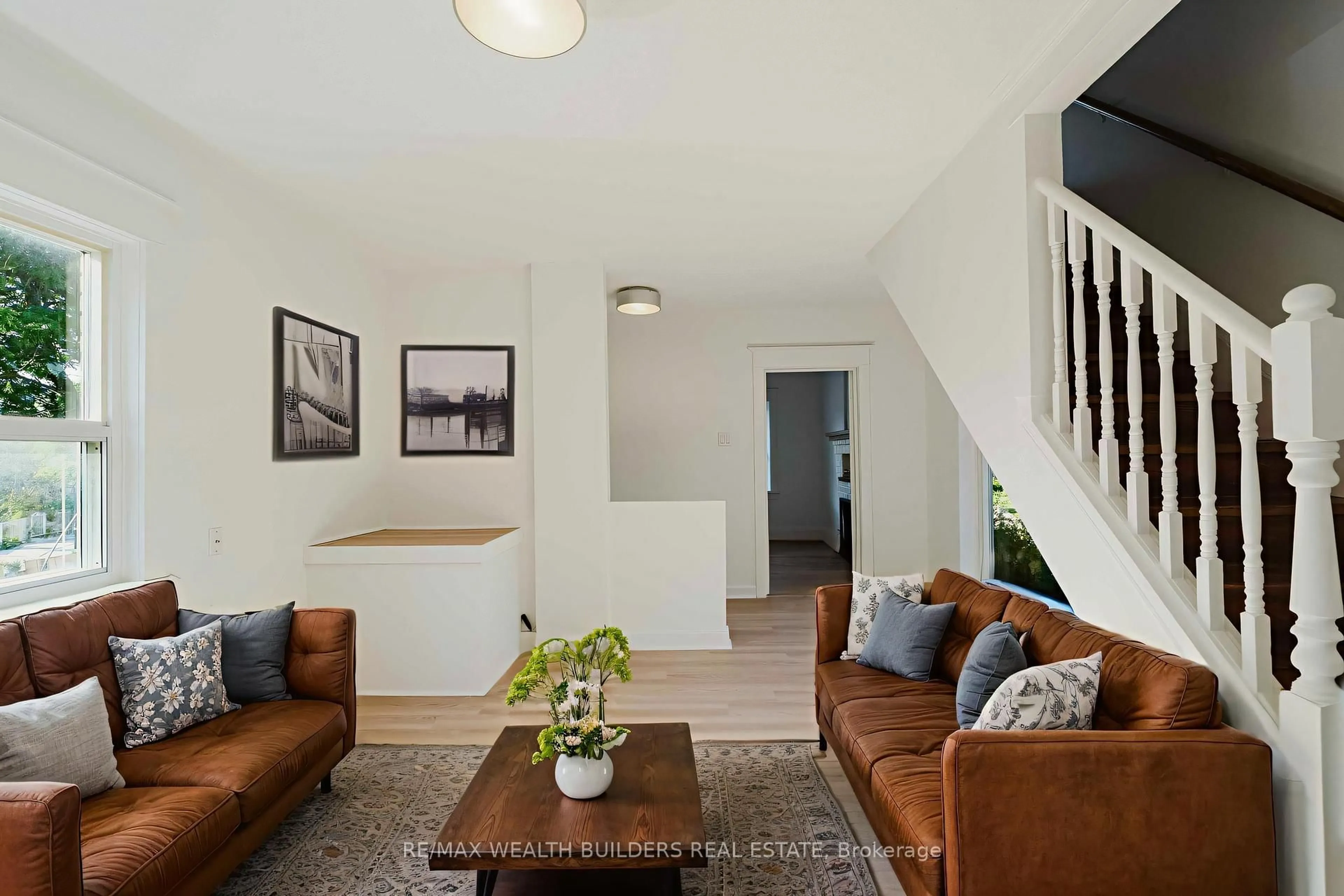 Living room with furniture, unknown for 4 GREENLAW Ave, Toronto Ontario M6H 3V5