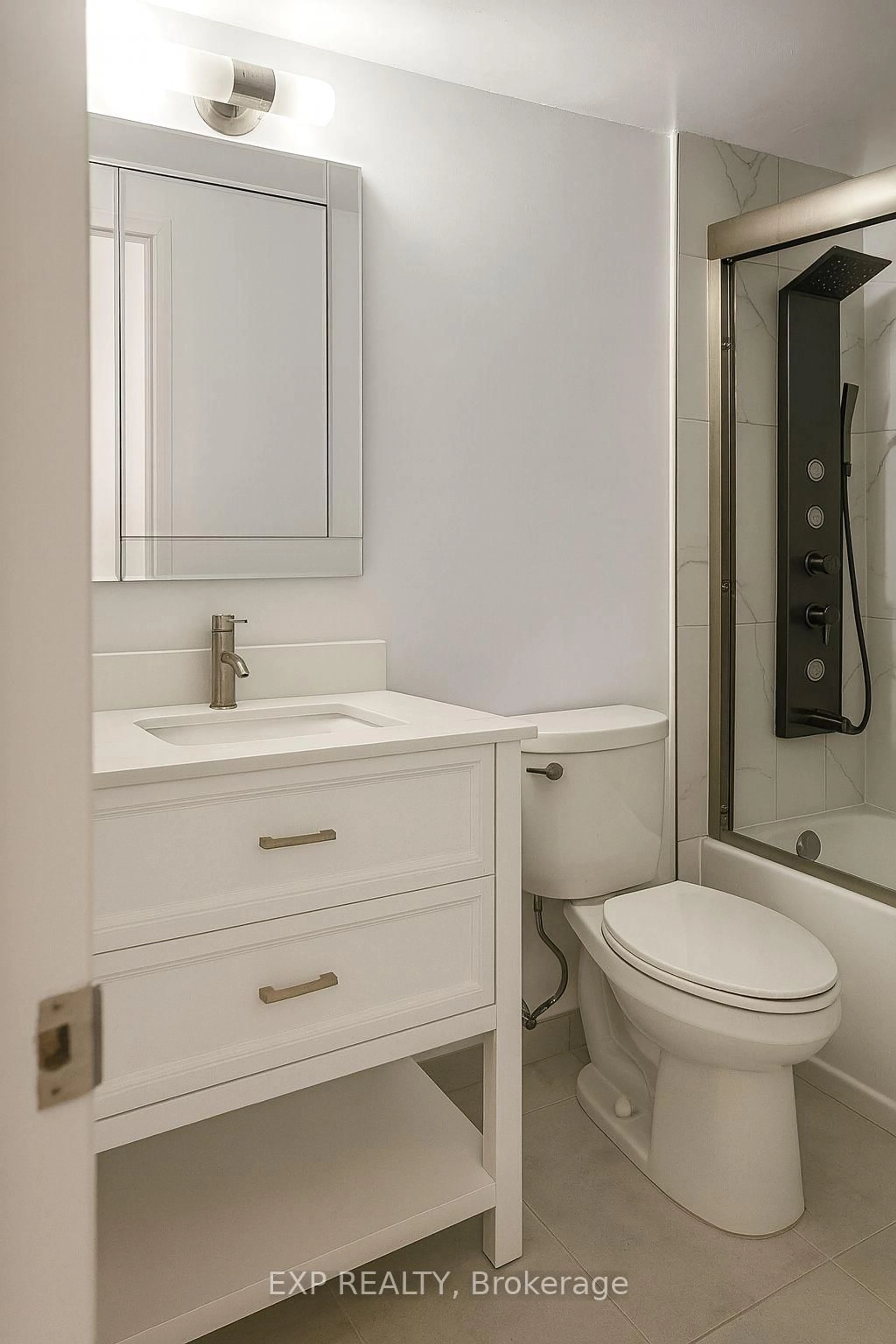 Standard bathroom, ceramic/tile floor for 340 Dixon Rd #1008, Toronto Ontario M9R 1T1