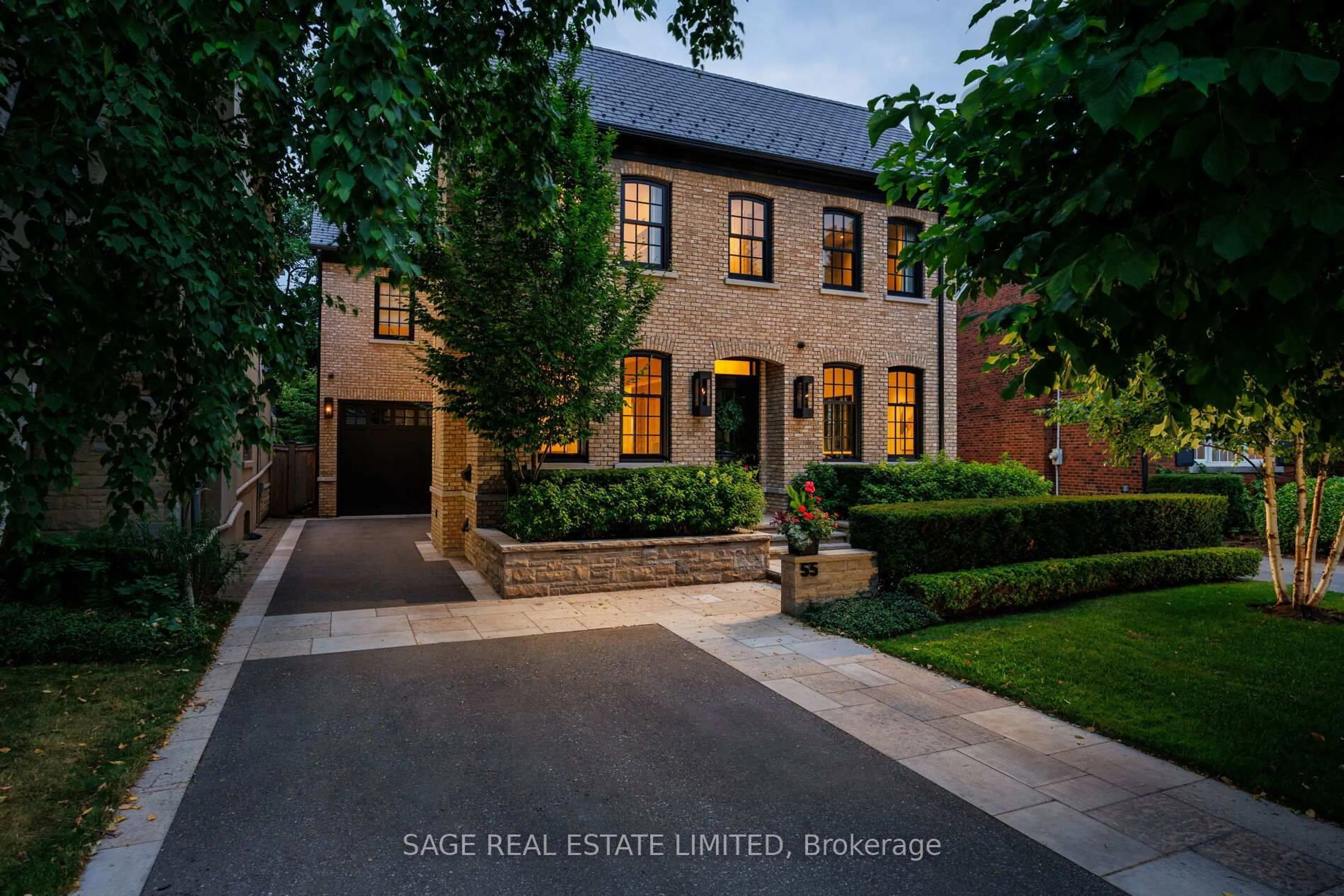 Home with brick exterior material, street for 55 Strath Ave, Toronto Ontario M8X 1R4