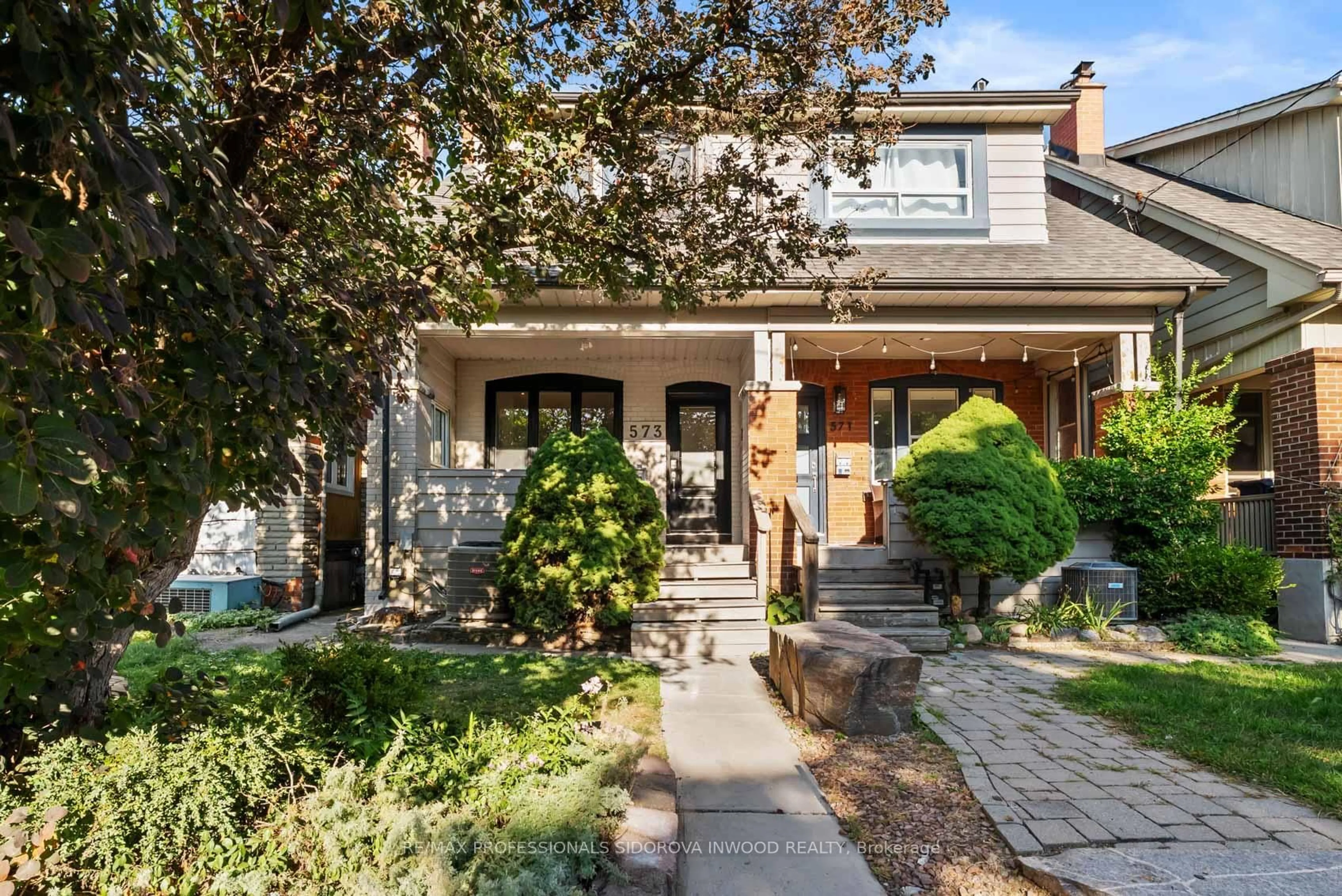 Home with brick exterior material, street for 573 Beresford Ave, Toronto Ontario M6S 3C2