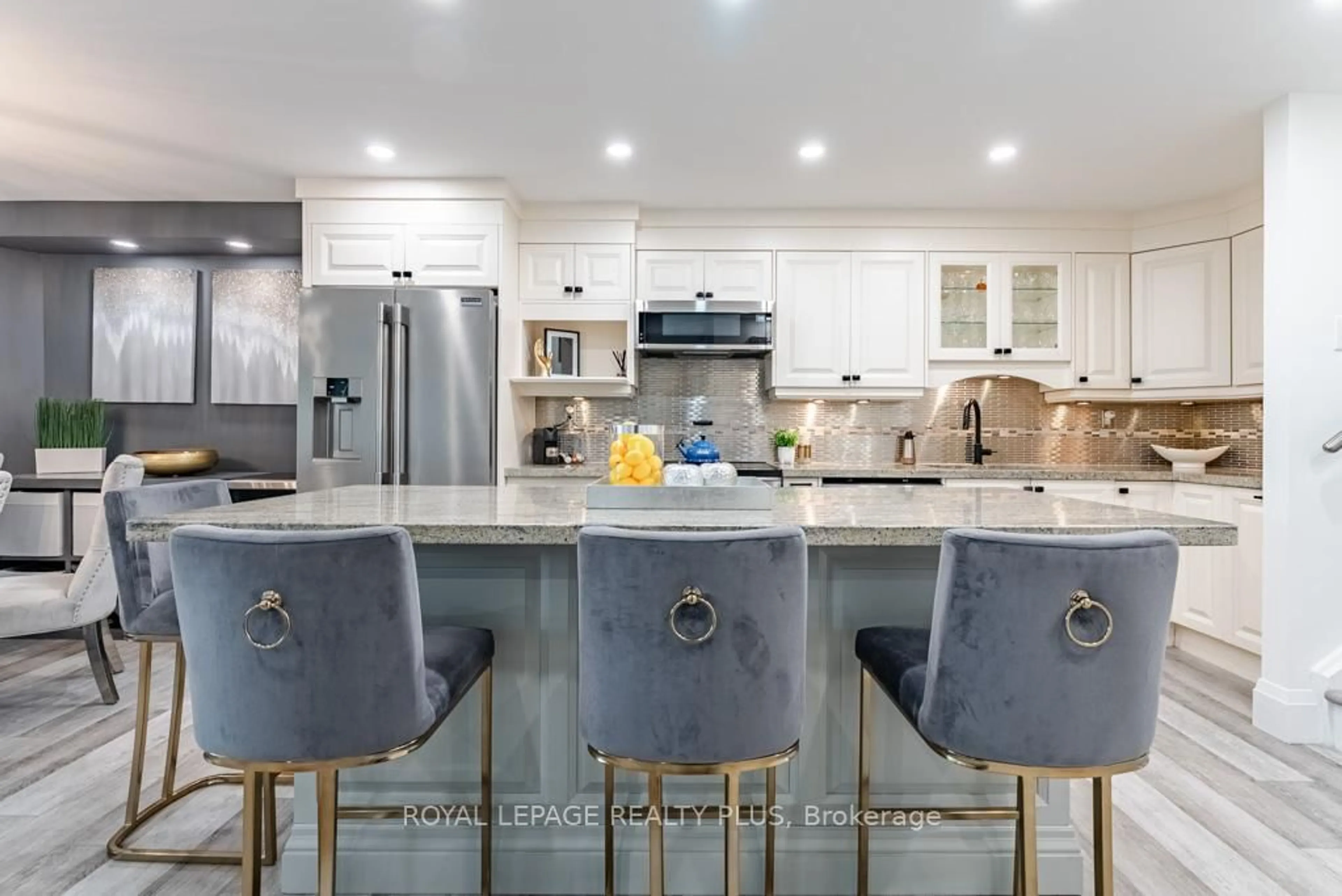 Contemporary kitchen, ceramic/tile floor for 284 Mill Rd #A22, Toronto Ontario M9C 4W6