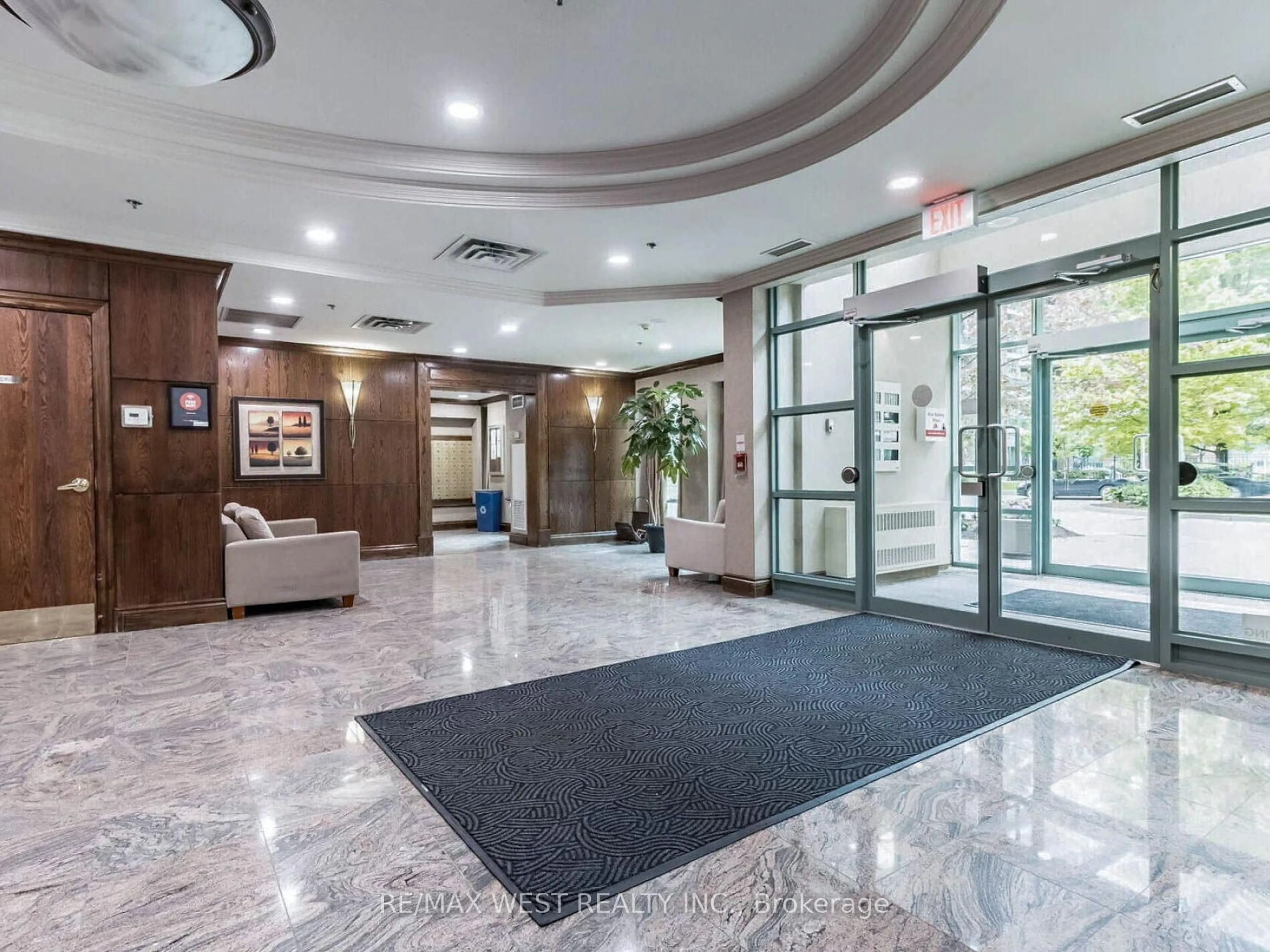 Lobby for 9 Michael Power Pl #101, Toronto Ontario M9A 0A5