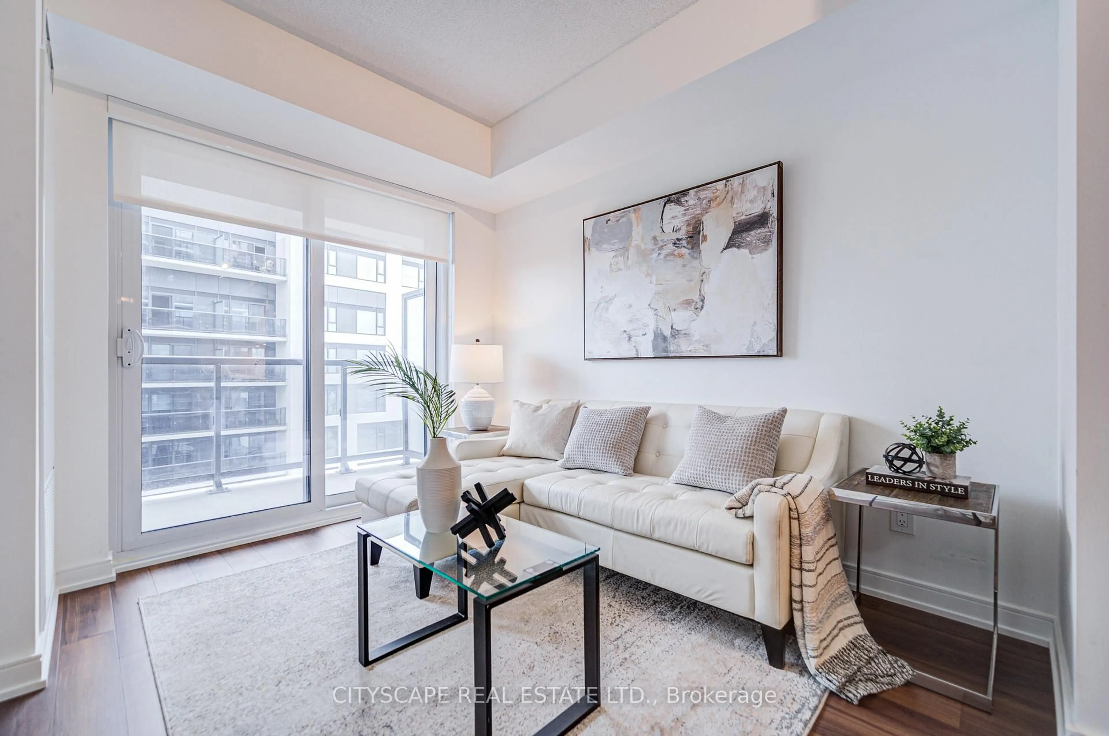 Living room with furniture, unknown for 30 Samuel Wood Way #1805, Toronto Ontario M9B 0C9