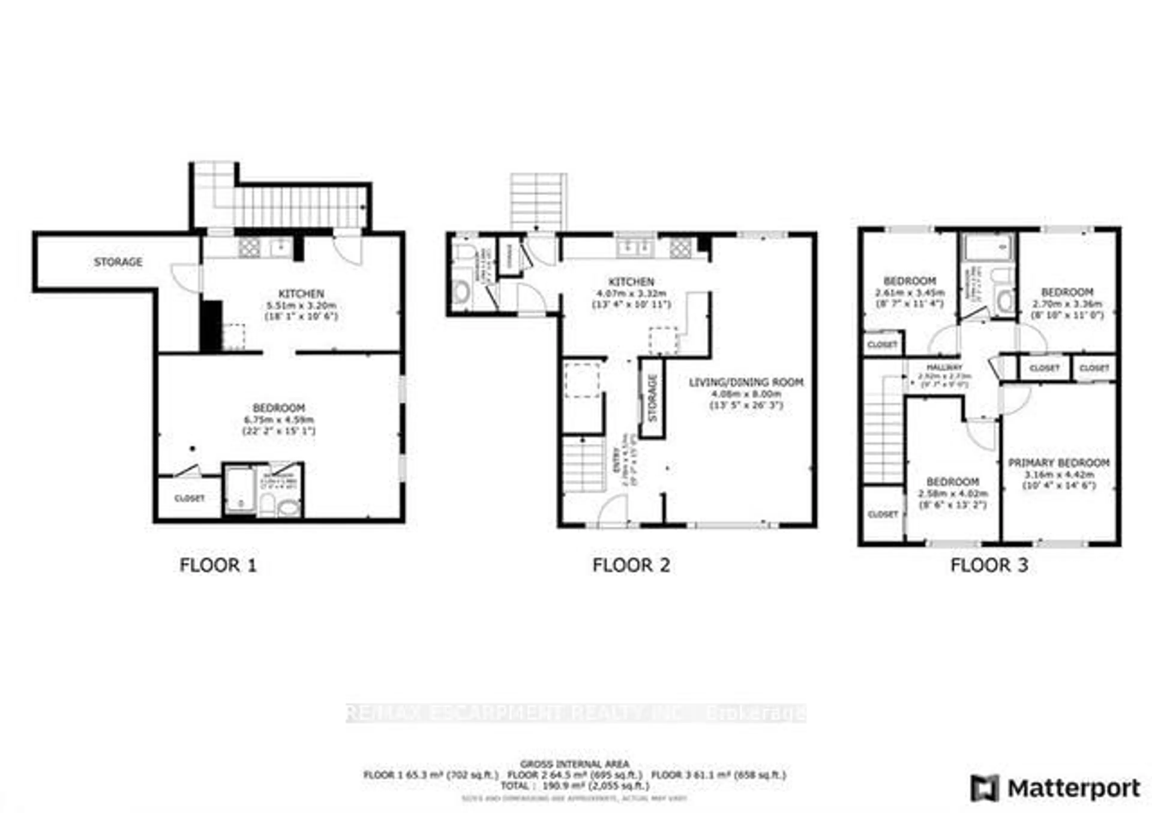 Floor plan for 3469 Rockwood Dr, Burlington Ontario L7N 2R1