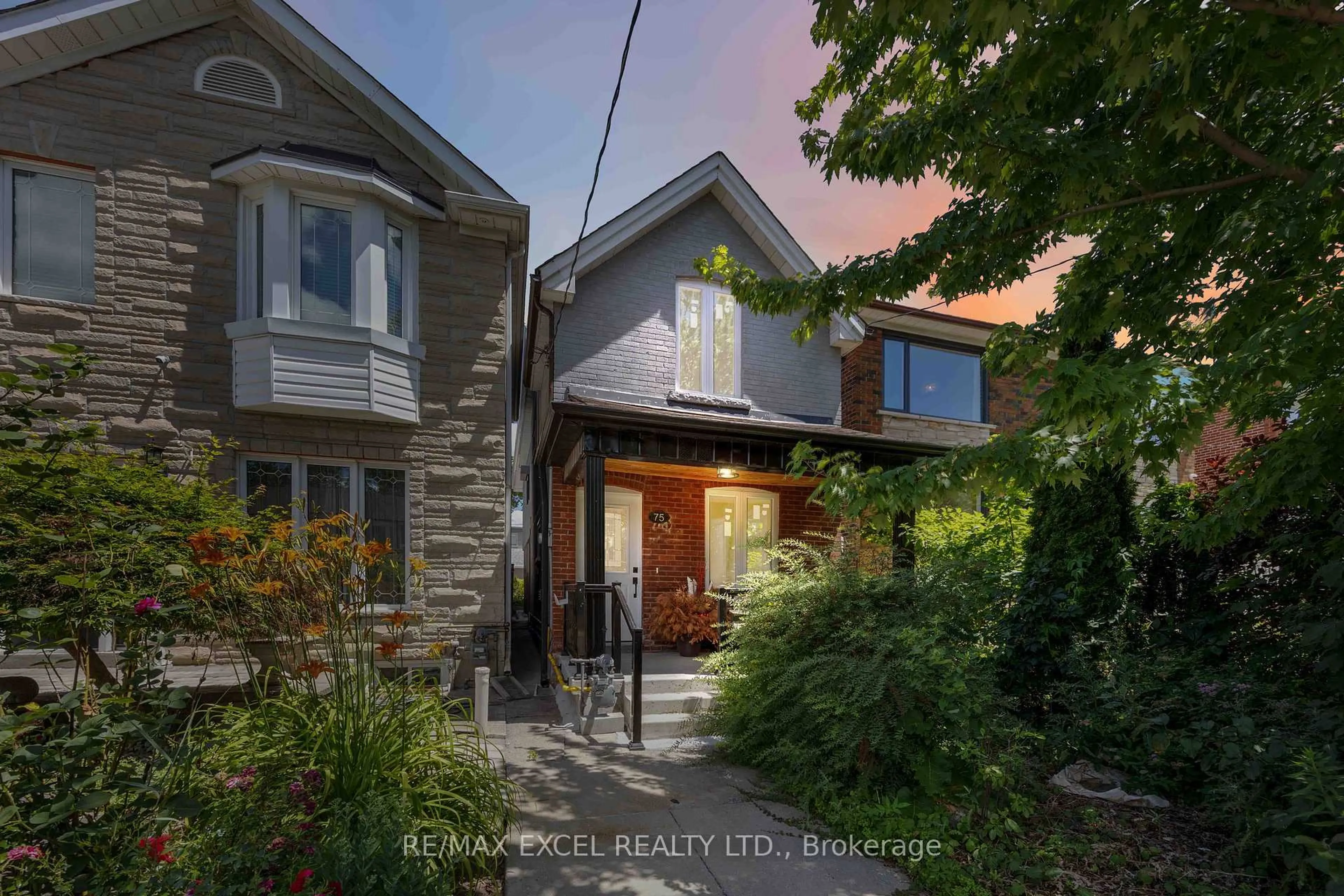 Home with brick exterior material, street for 75 Harvie Ave, Toronto Ontario M6E 4K4