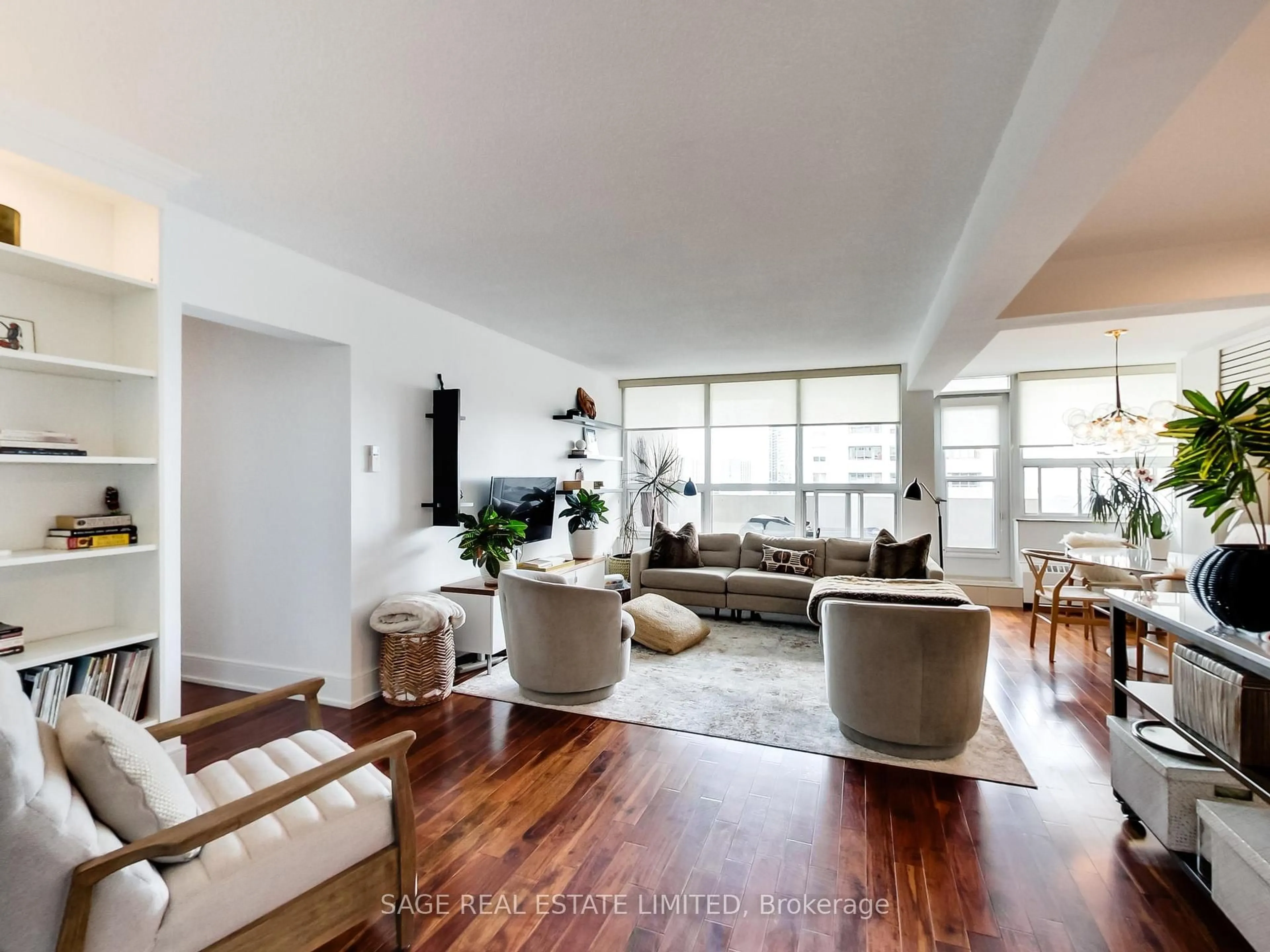 Living room with furniture, unknown for 65 Southport St #1408, Toronto Ontario M6S 3N6