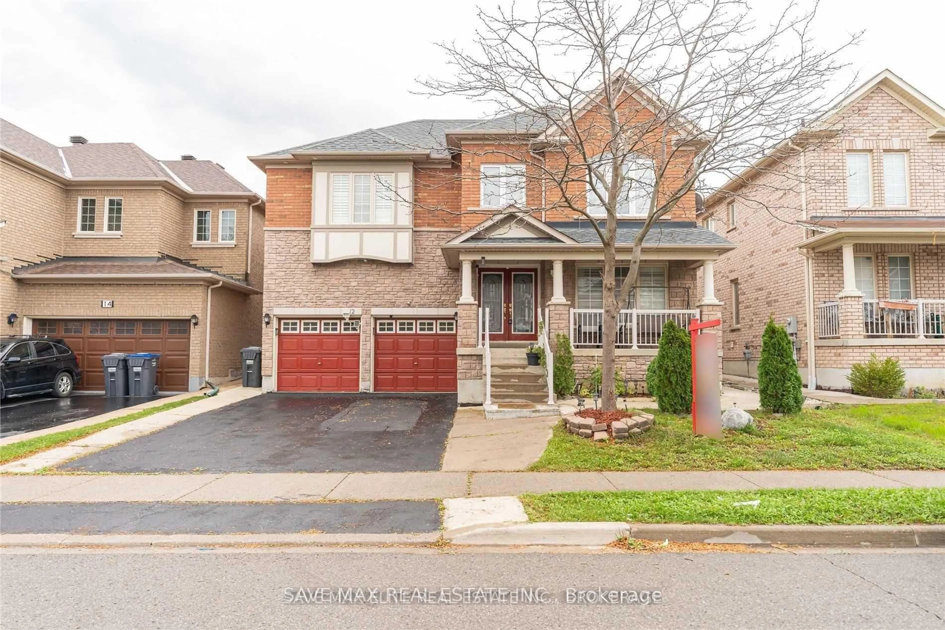 Home with brick exterior material, street for 12 Maverick Cres, Brampton Ontario L6R 3E5