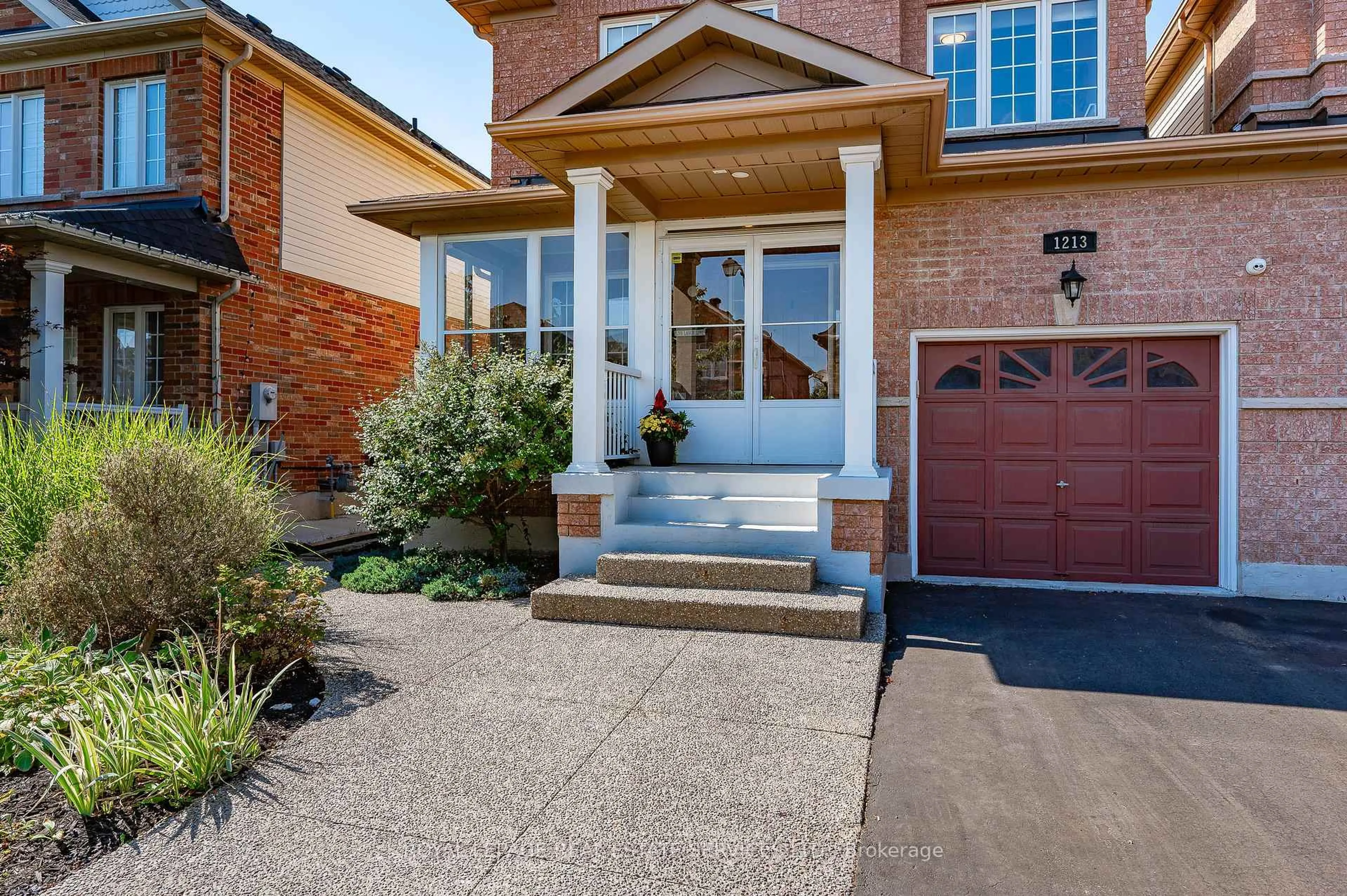 Home with brick exterior material, street for 1213 Bonin Cres, Milton Ontario L9T 6T7