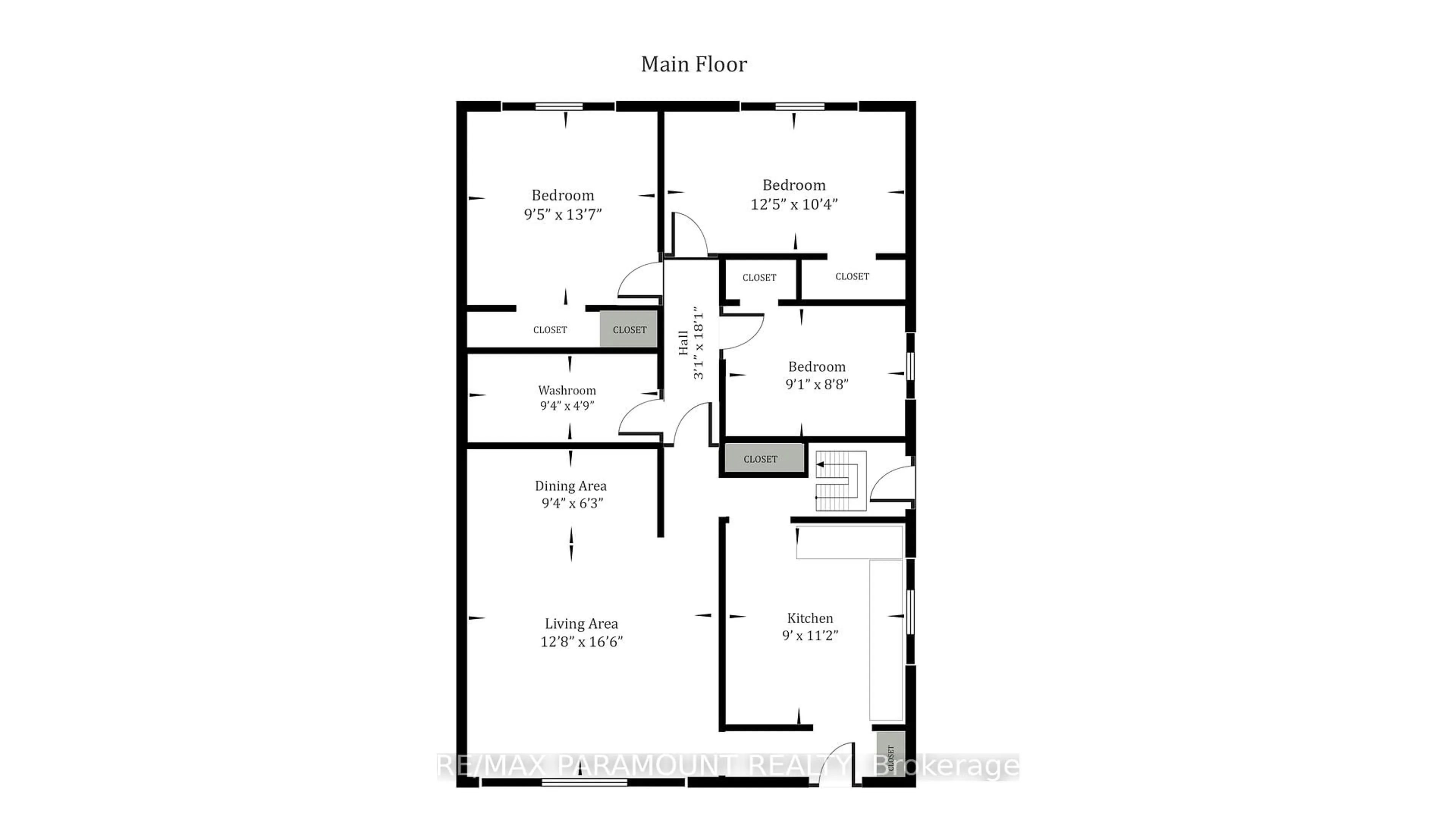 Floor plan for 30 Fontaine Crt, Brampton Ontario L6T 3J2