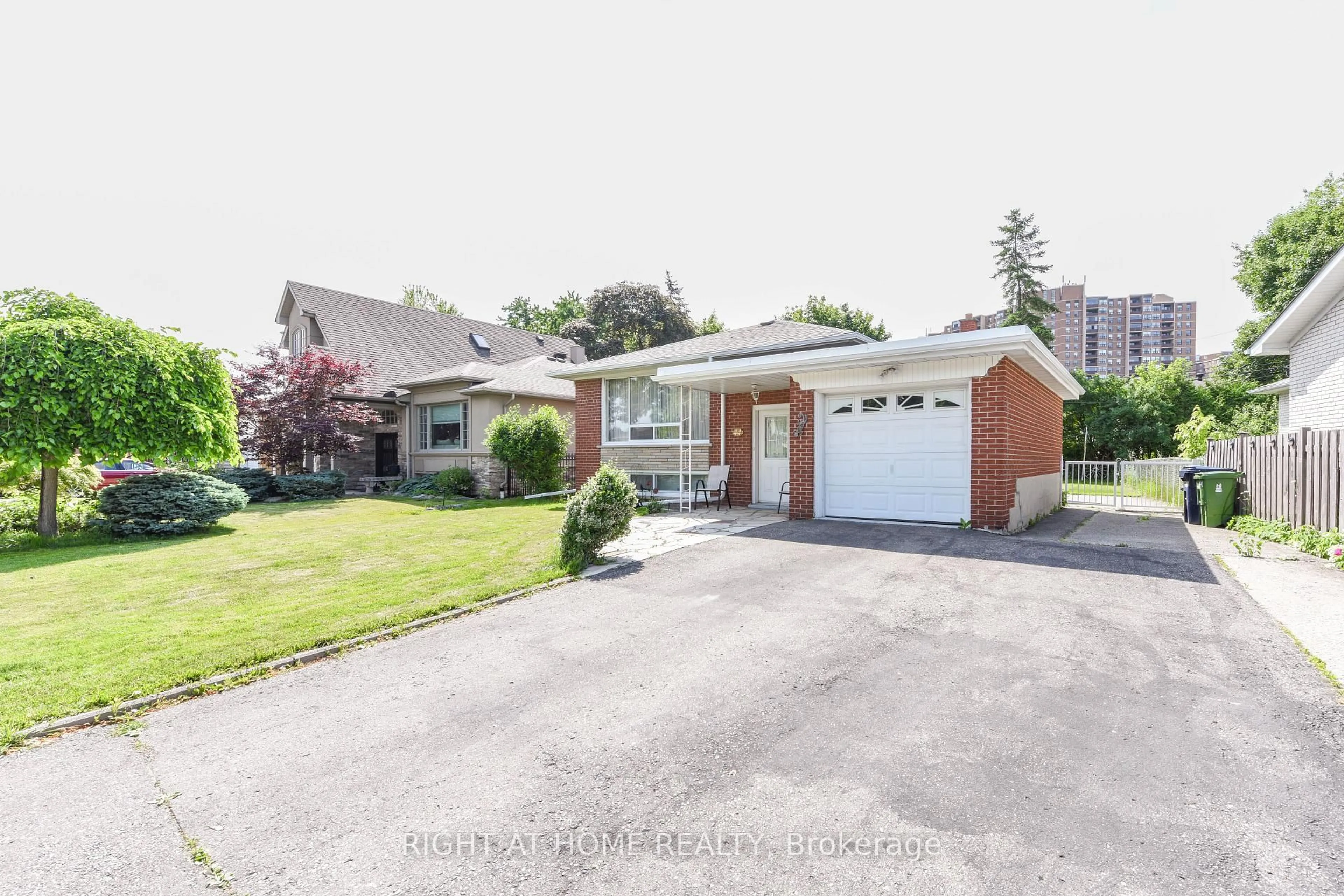 Home with brick exterior material, street for 44 Birgitta Cres, Toronto Ontario M9C 3W4