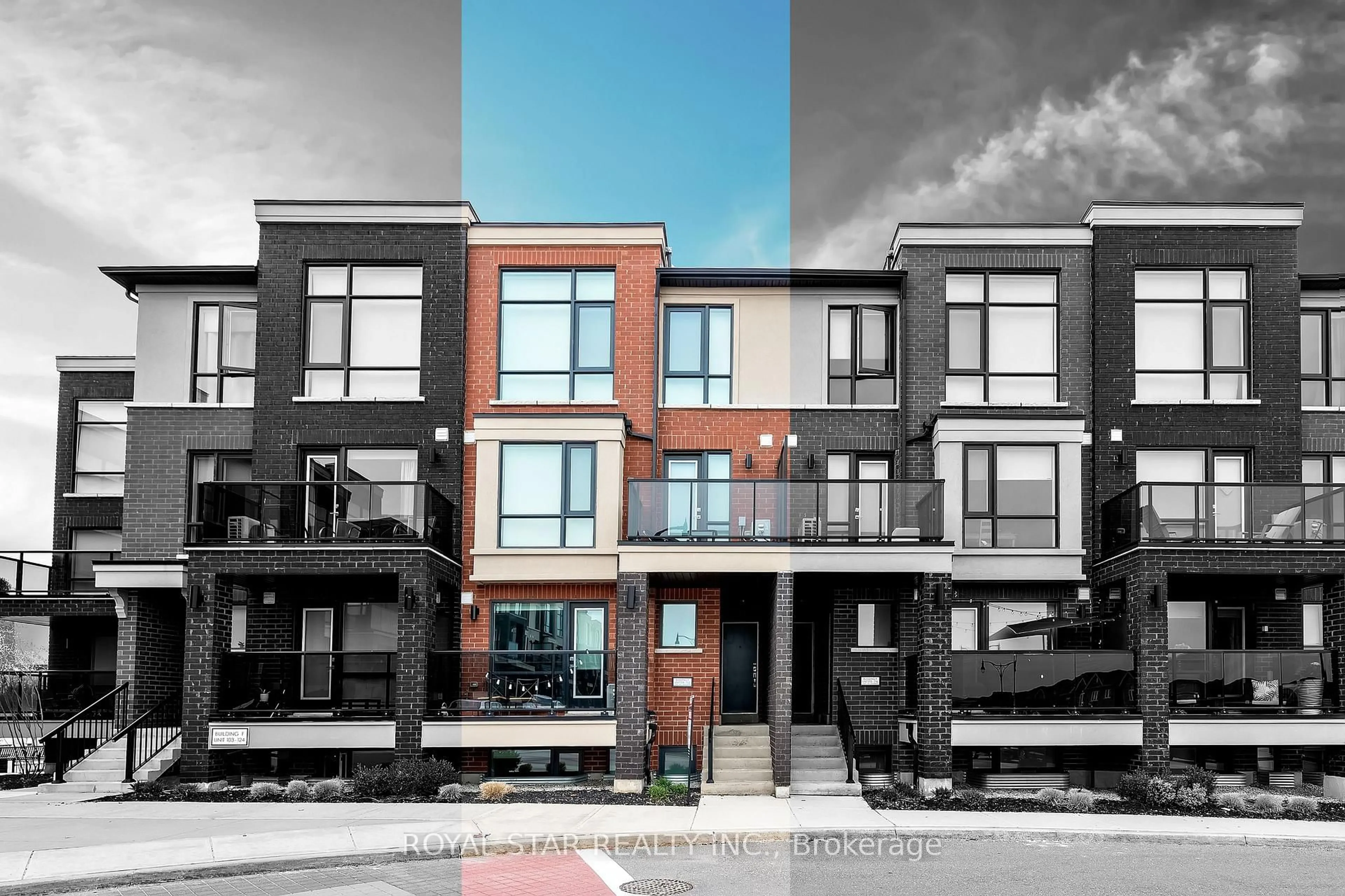 Home with brick exterior material, street for 100 Dufay Rd #111, Brampton Ontario L7A 4S3