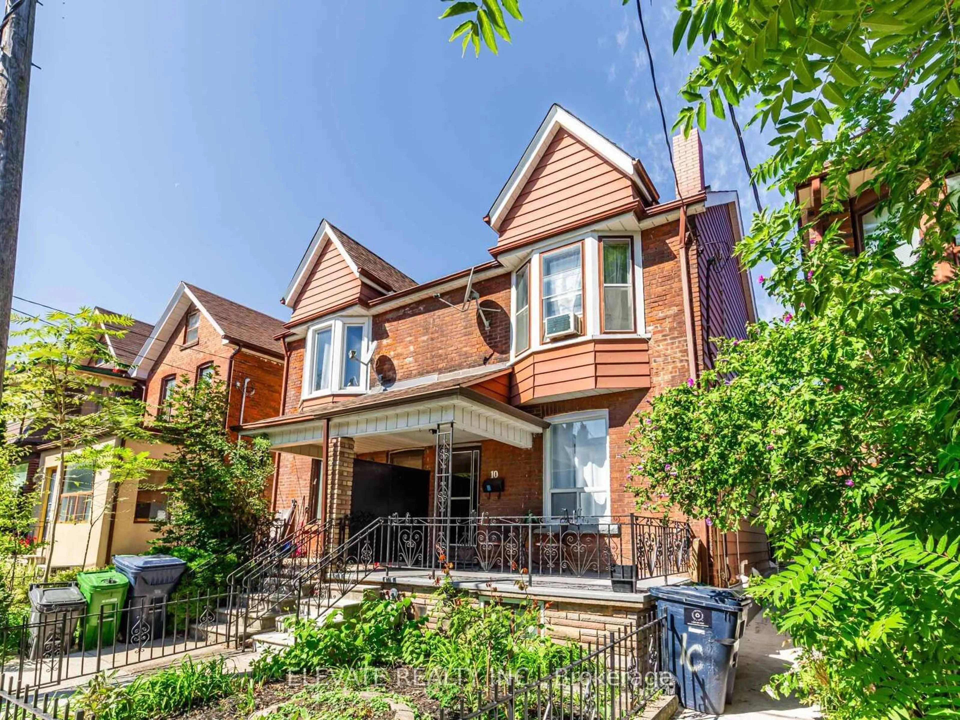 Home with brick exterior material, street for 10 Burnfield Ave, Toronto Ontario M6G 1Y5