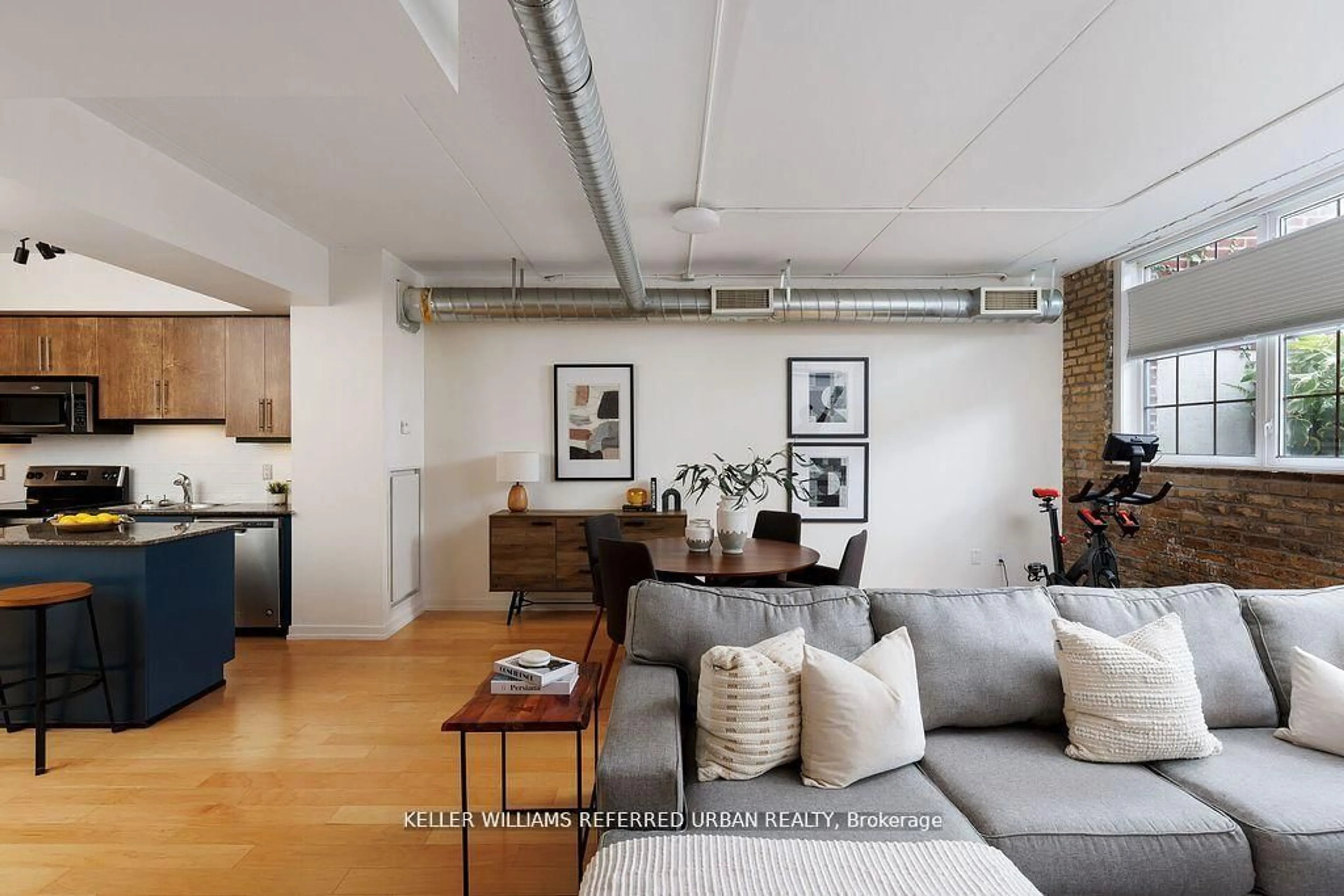 Living room with furniture, unknown for 1100 Lansdowne Ave #A1, Toronto Ontario M6H 4K1
