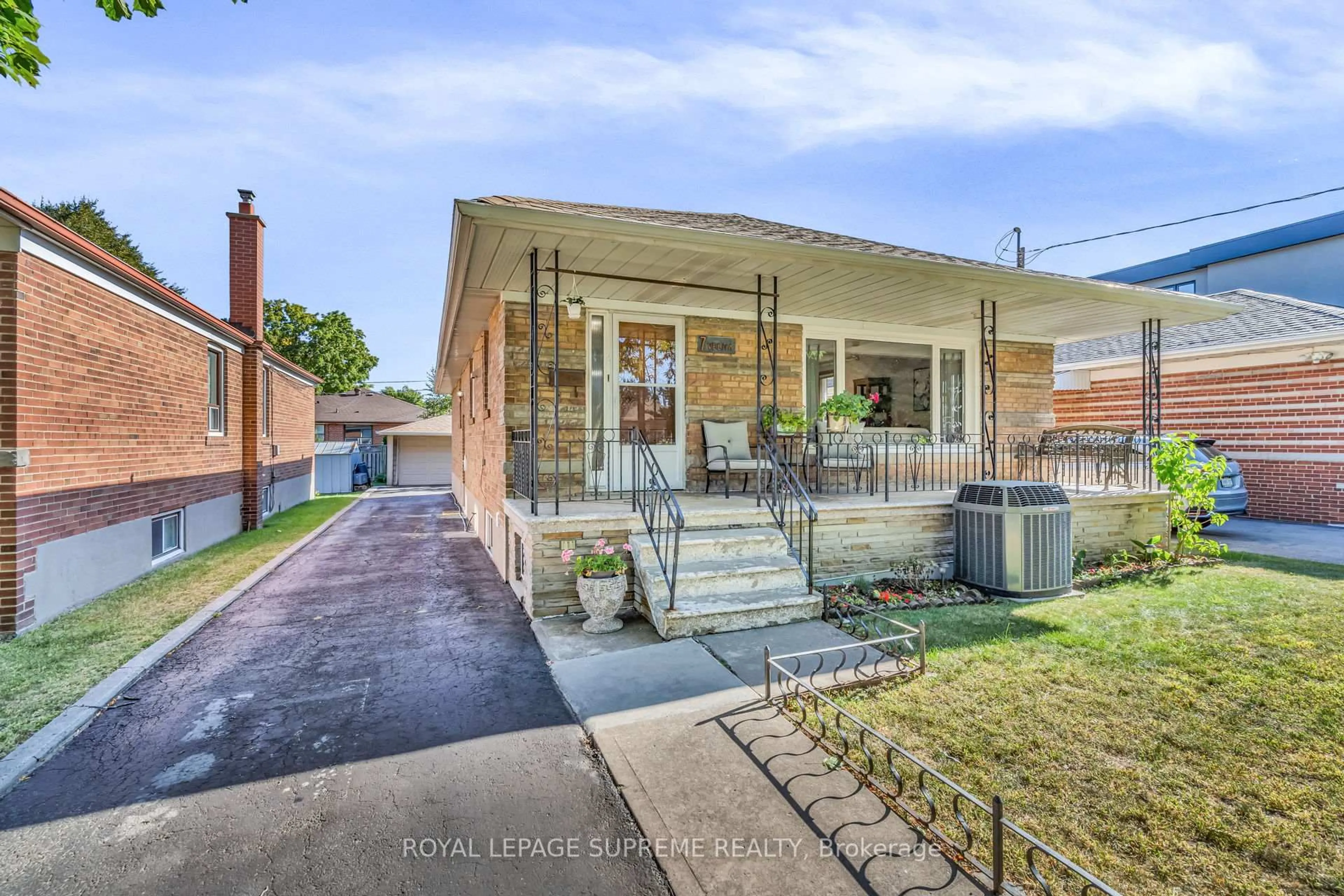 Home with brick exterior material, street for 7 Velma Dr, Toronto Ontario M8Z 2N2