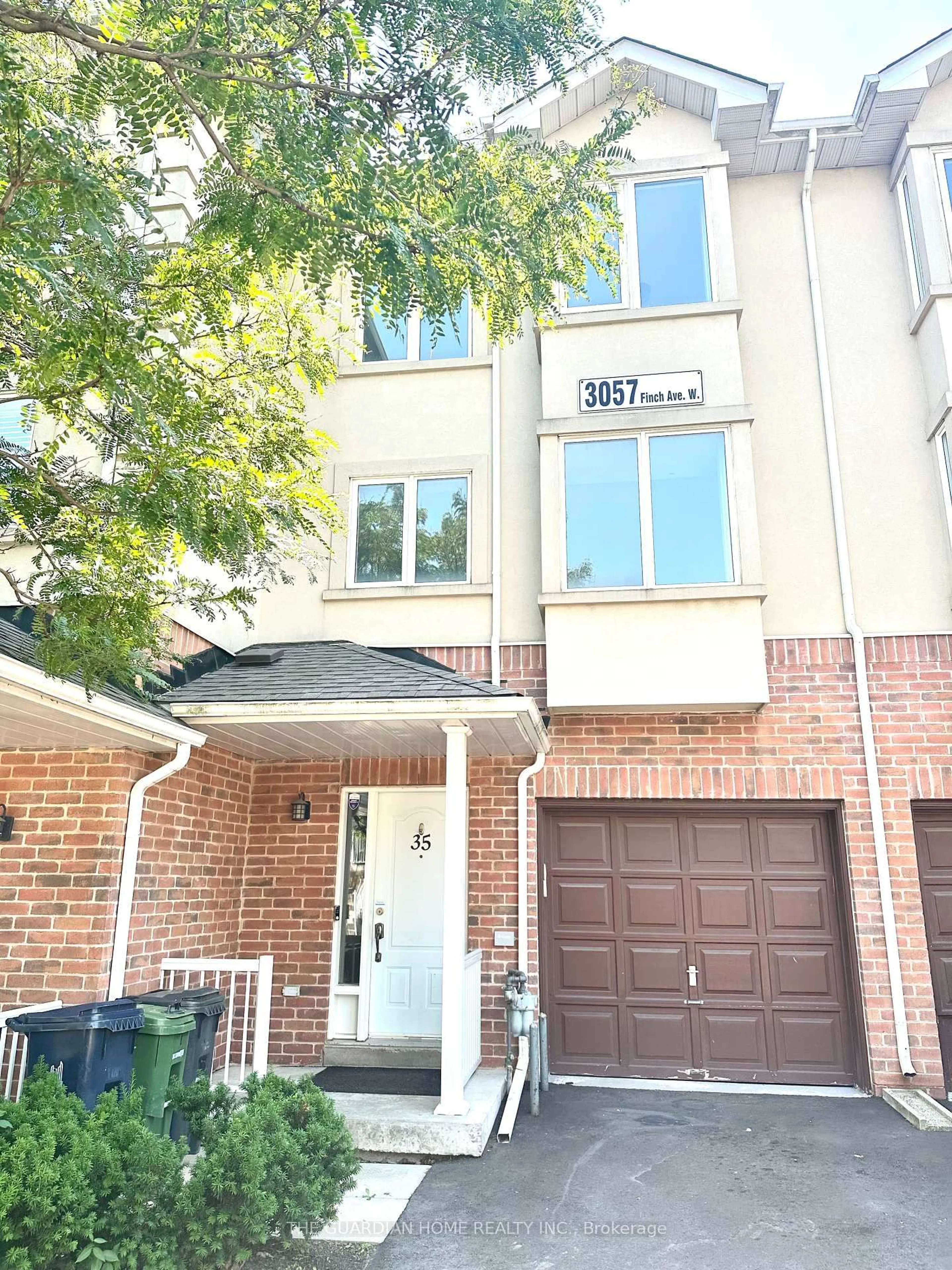 Home with brick exterior material, street for 3057 Finch Ave #35, Toronto Ontario M9M 0A7