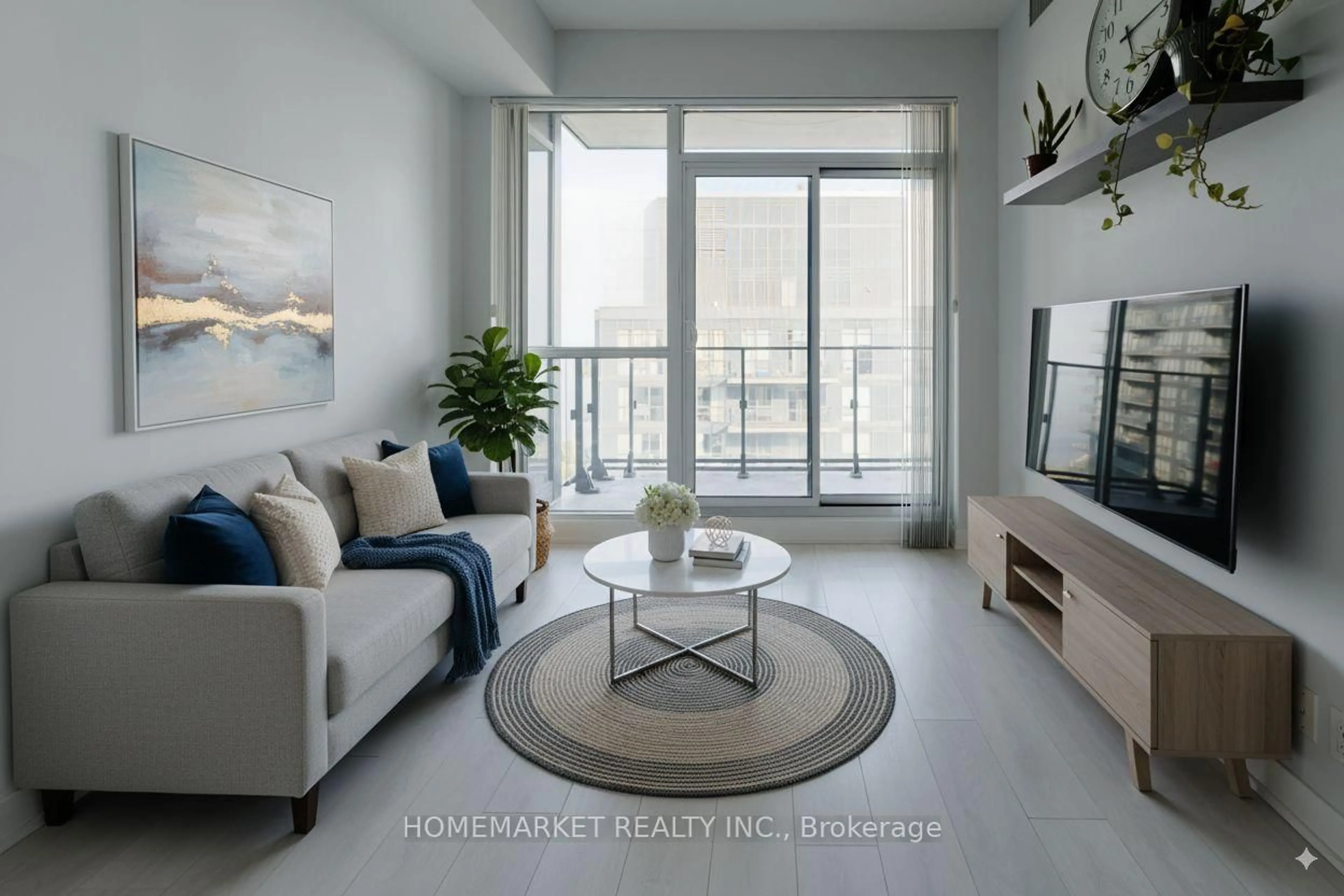 Living room with furniture, unknown for 2220 Lake Shore Blvd #4308, Toronto Ontario M8V 0C1