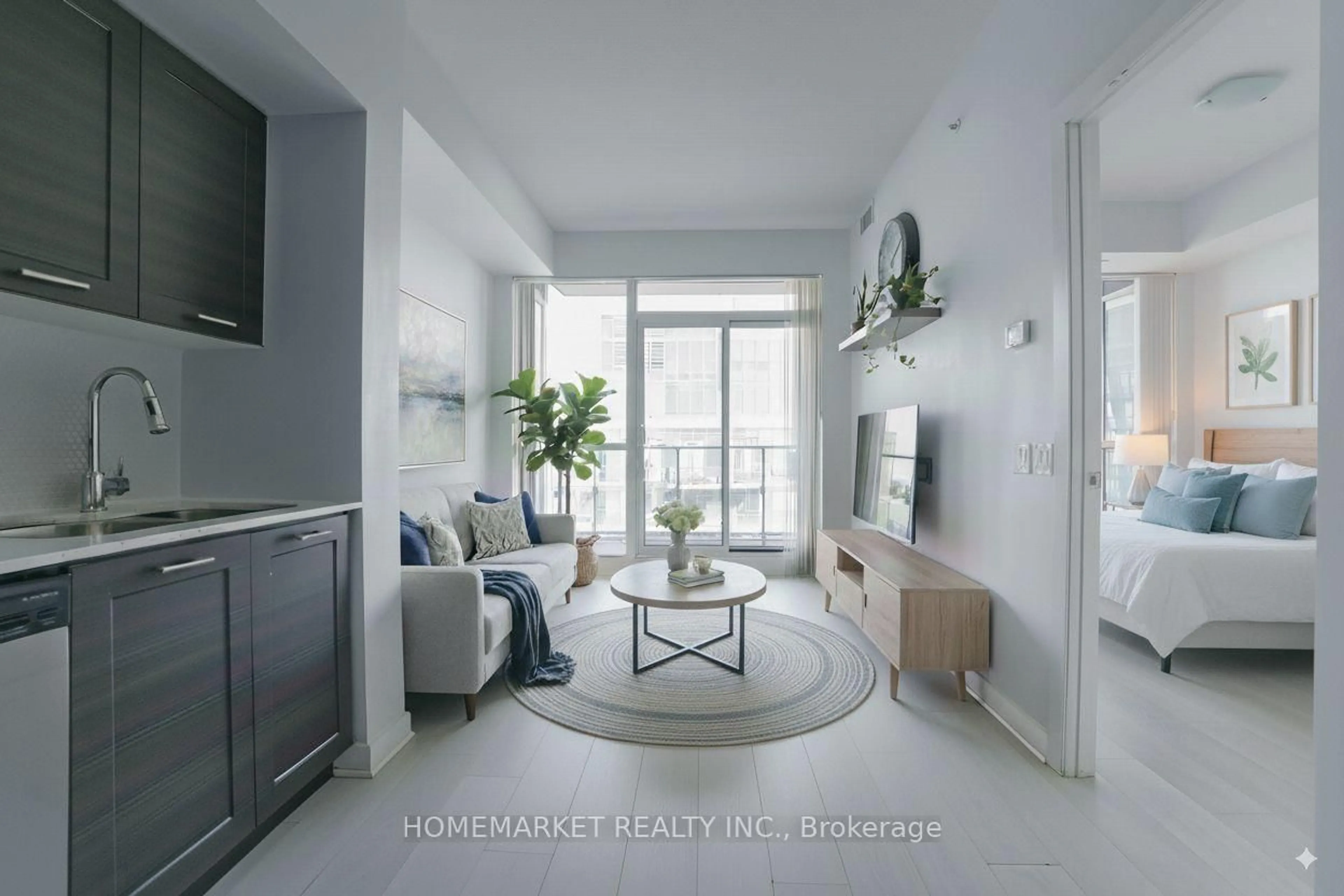 Living room with furniture, unknown for 2220 Lake Shore Blvd #4308, Toronto Ontario M8V 0C1