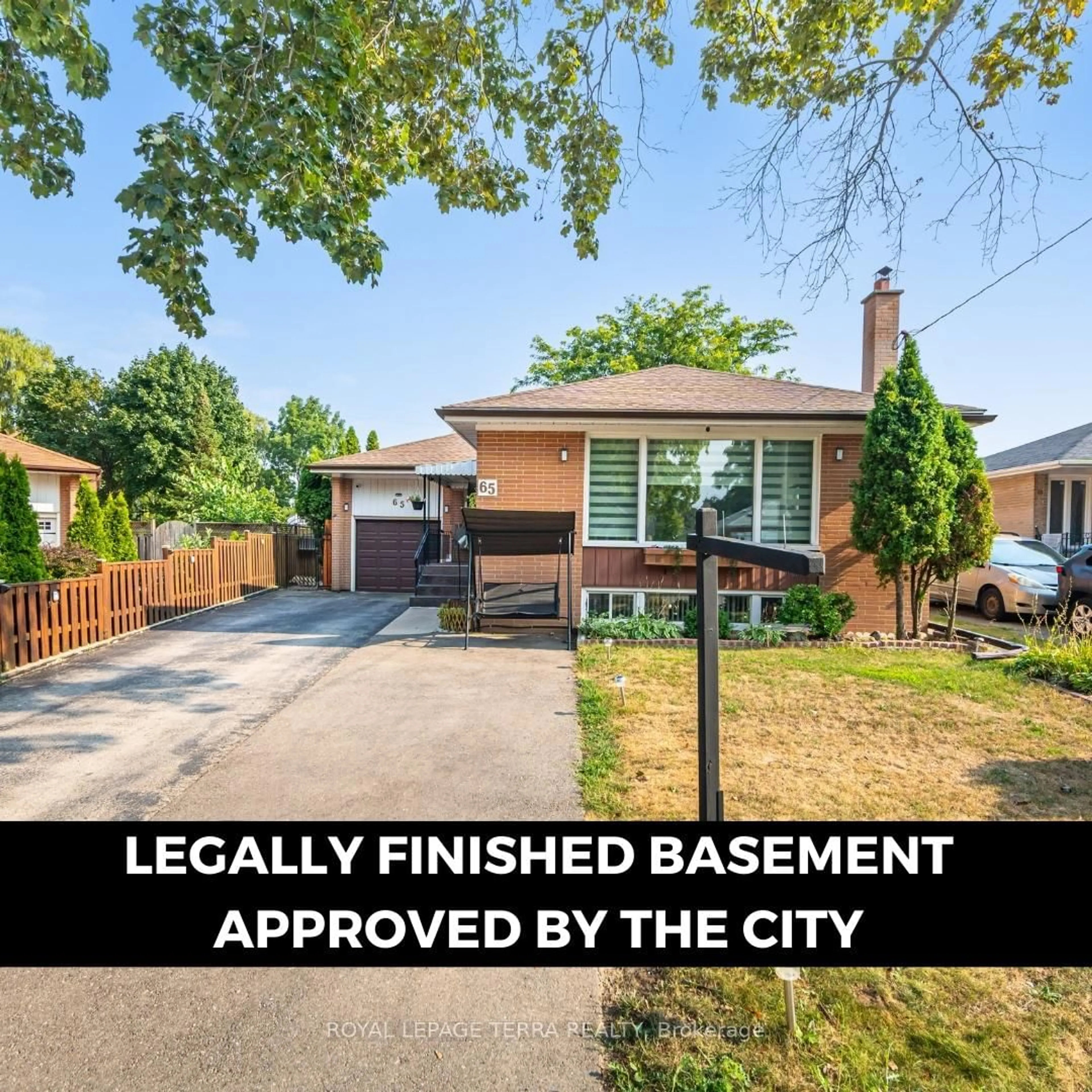Home with brick exterior material, street for 65 Alhart Dr, Toronto Ontario M9V 2N1