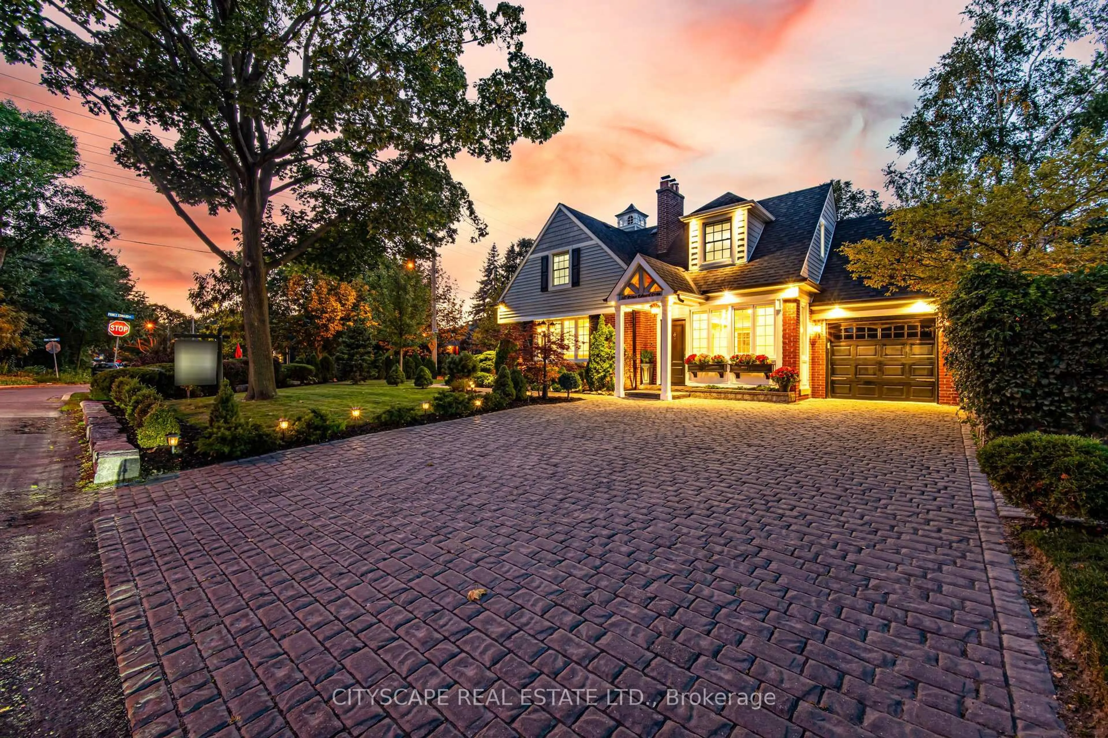 Home with brick exterior material, street for 187 Prince Edward Dr, Toronto Ontario M8Y 3X1