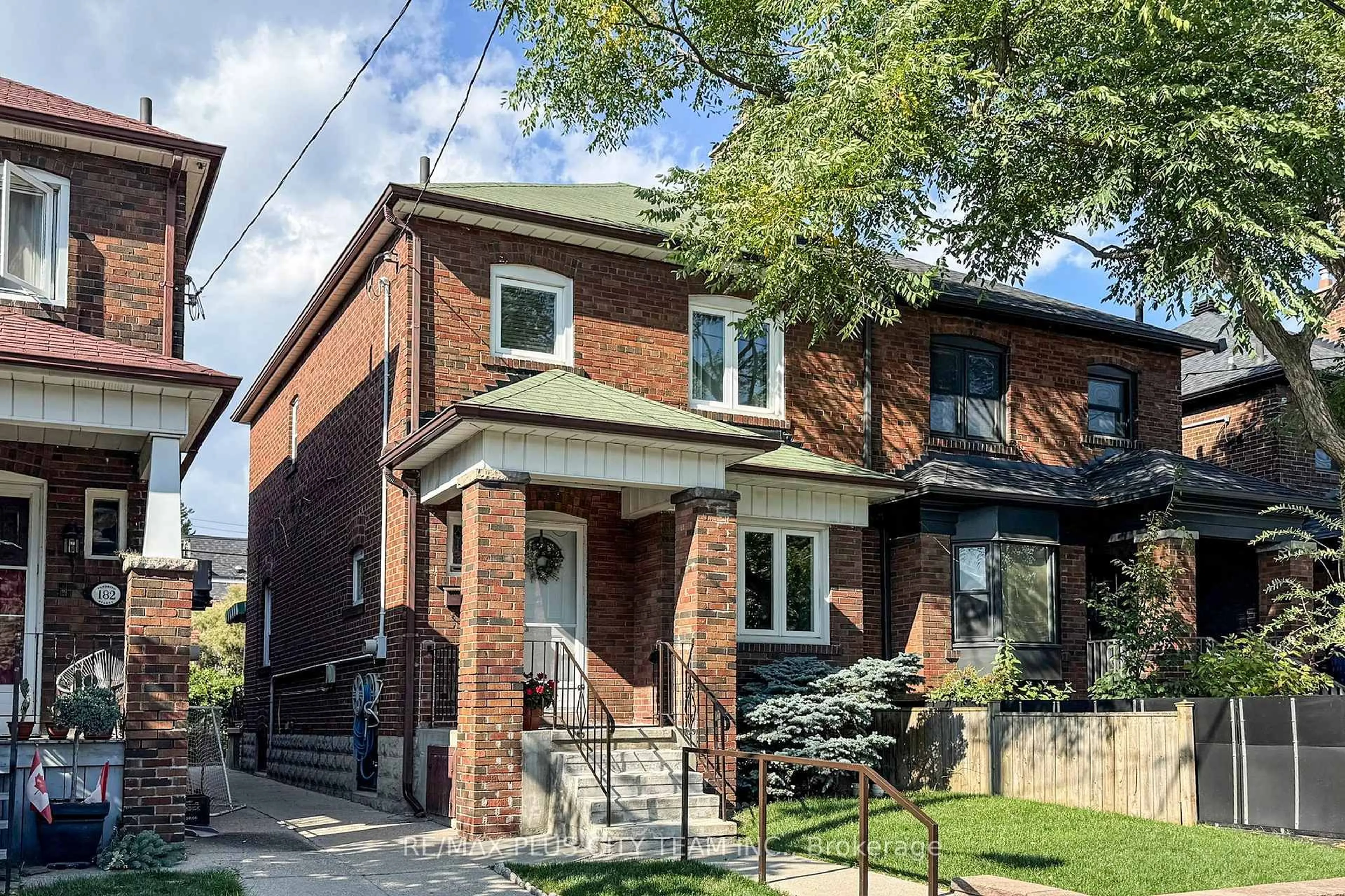 Home with brick exterior material, street for 180 Pendrith St, Toronto Ontario M6G 1S2