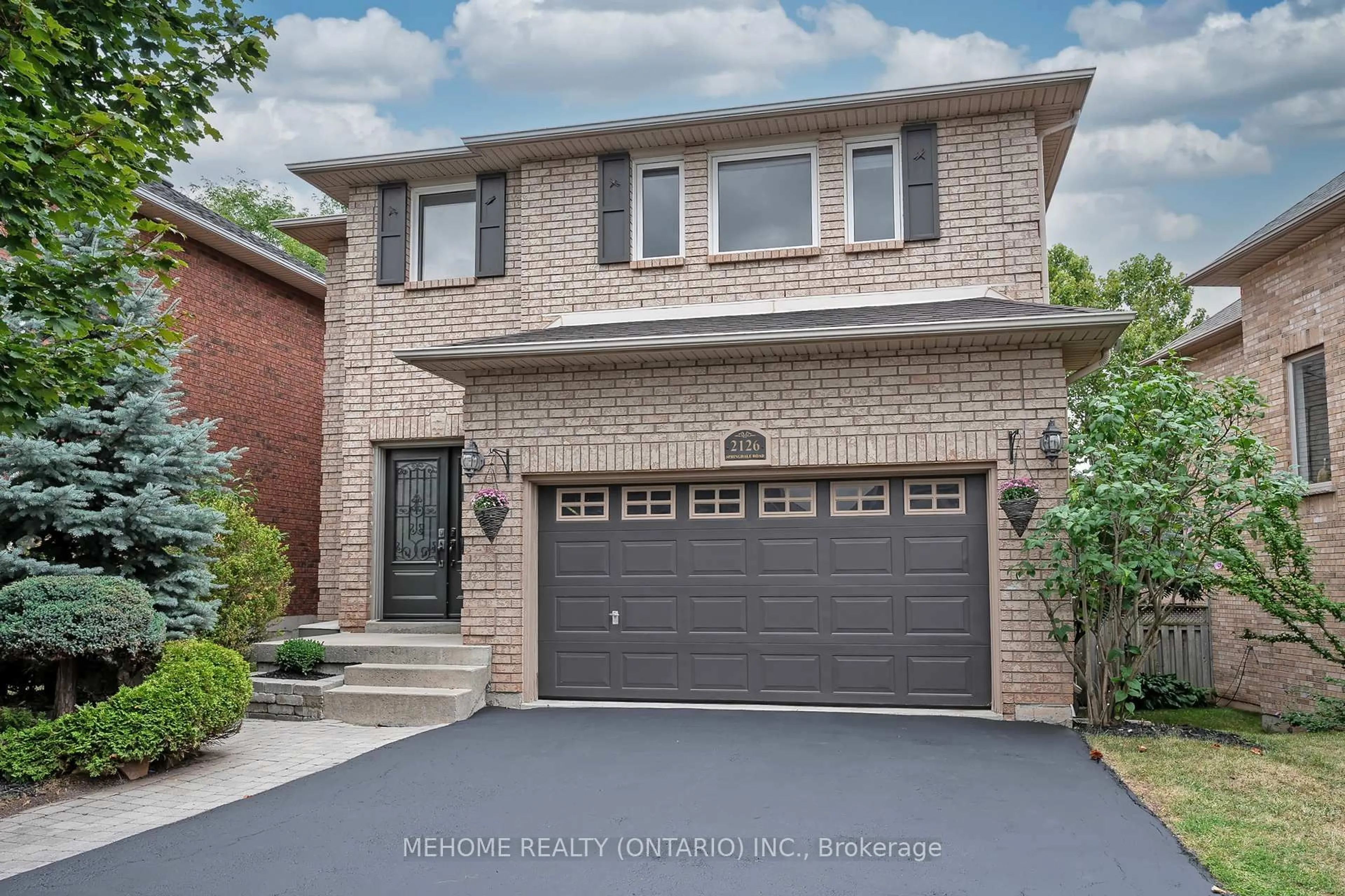 Home with brick exterior material, street for 2126 Springdale Rd, Oakville Ontario L6M 4C6