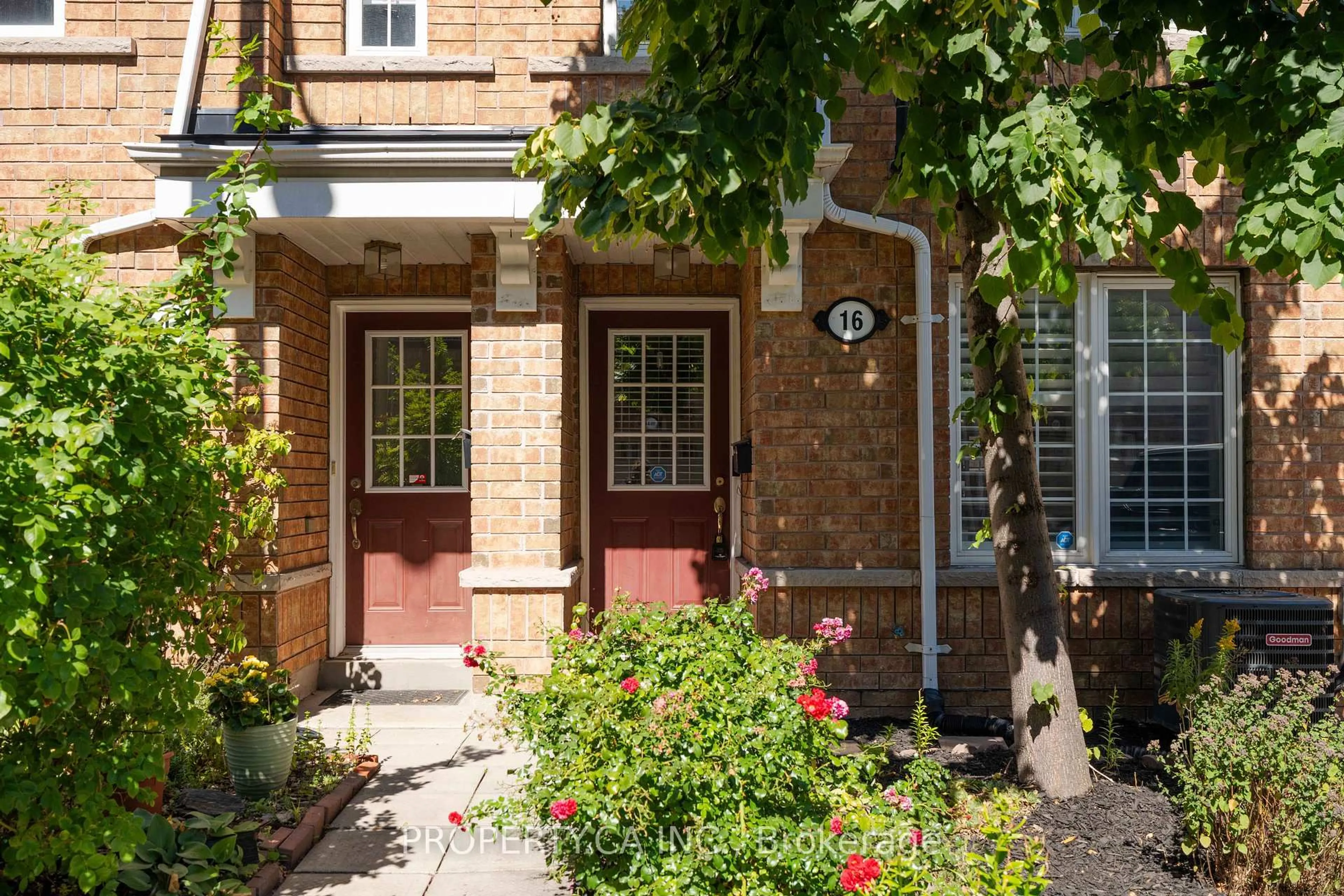Home with brick exterior material, street for 16 Brickworks Lane, Toronto Ontario M6N 5H7