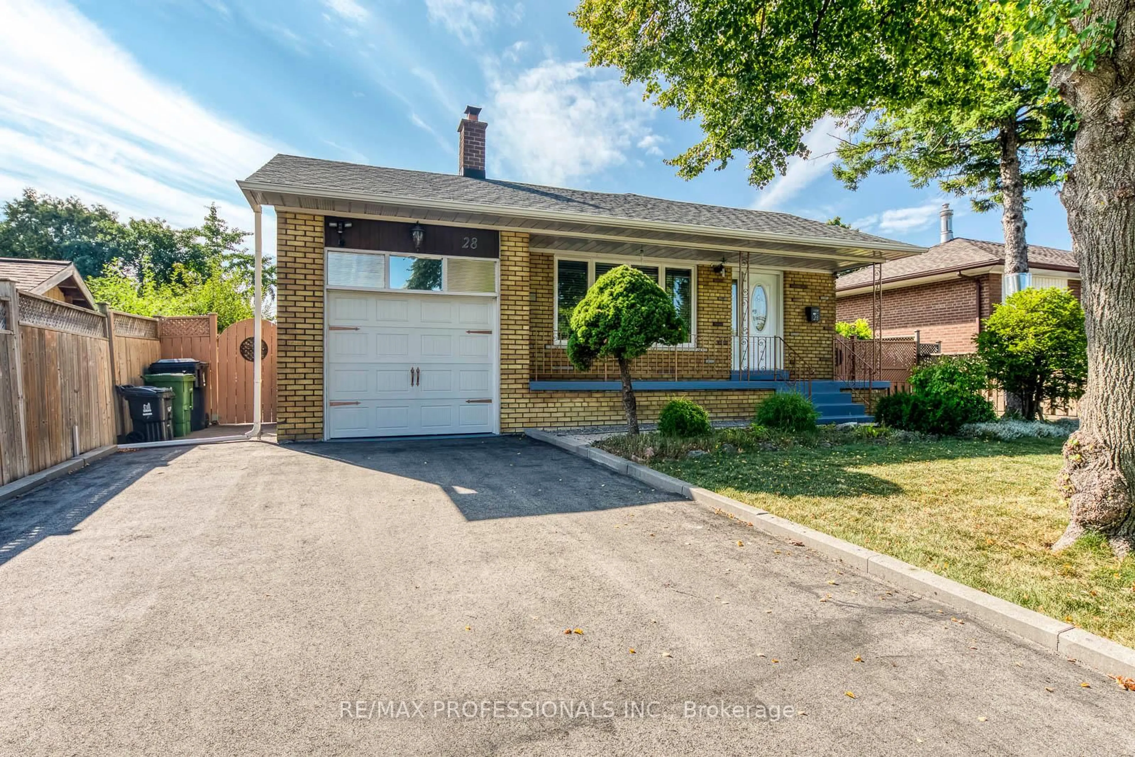 Home with brick exterior material, street for 28 Summerfield Cres, Toronto Ontario M9C 3X3