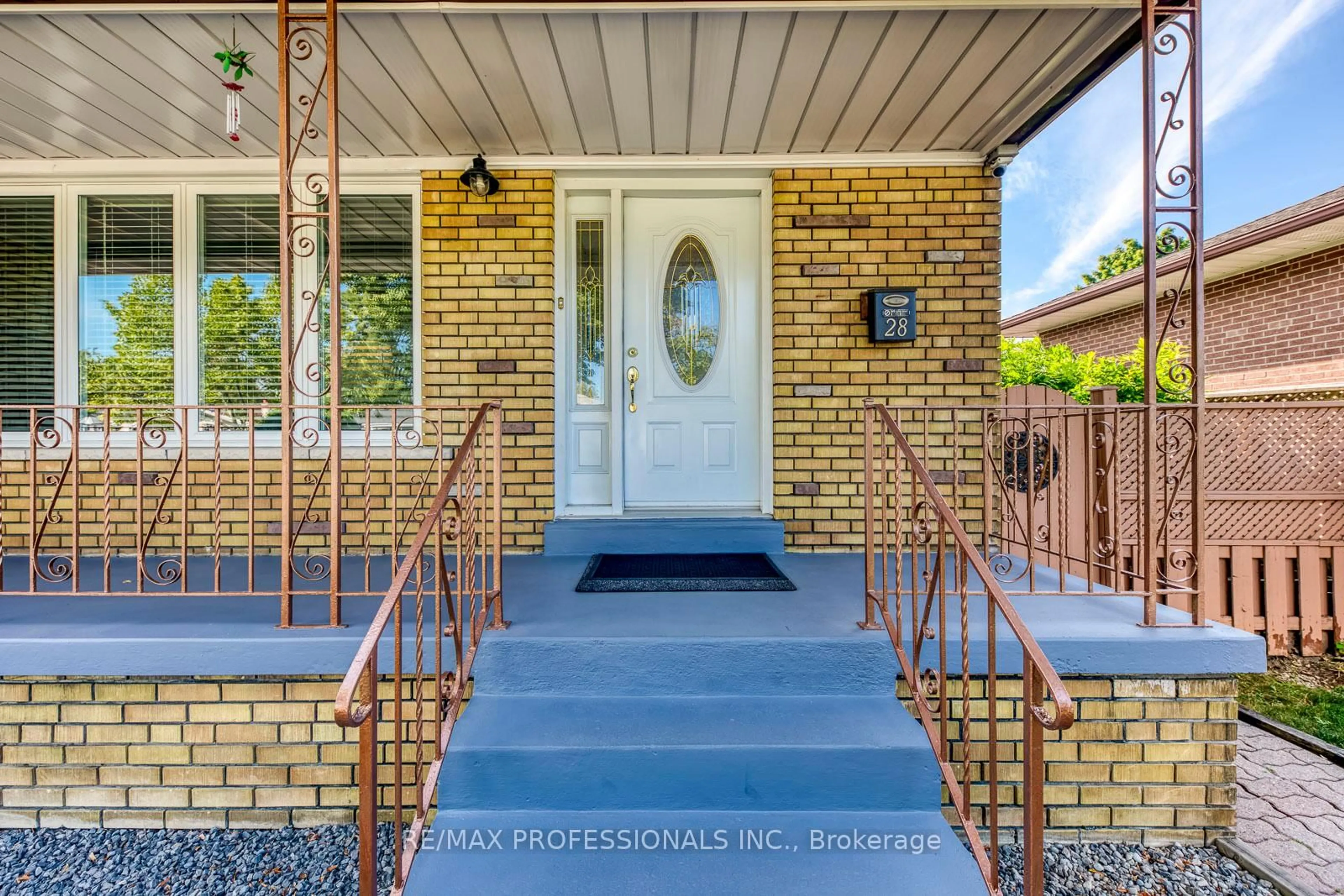 Home with brick exterior material, street for 28 Summerfield Cres, Toronto Ontario M9C 3X3