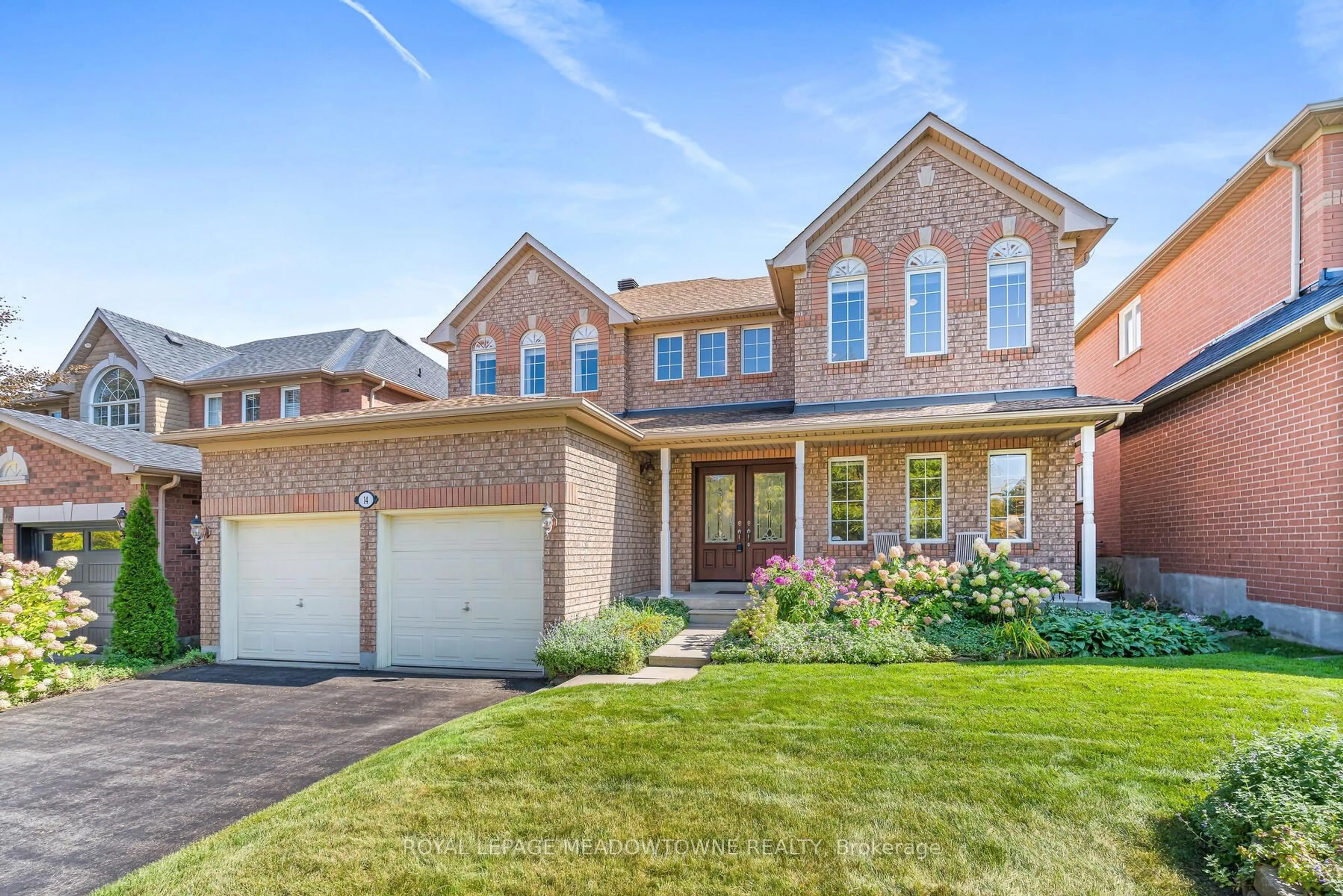 Home with brick exterior material, street for 14 Berton Blvd, Halton Hills Ontario L7G 6A5