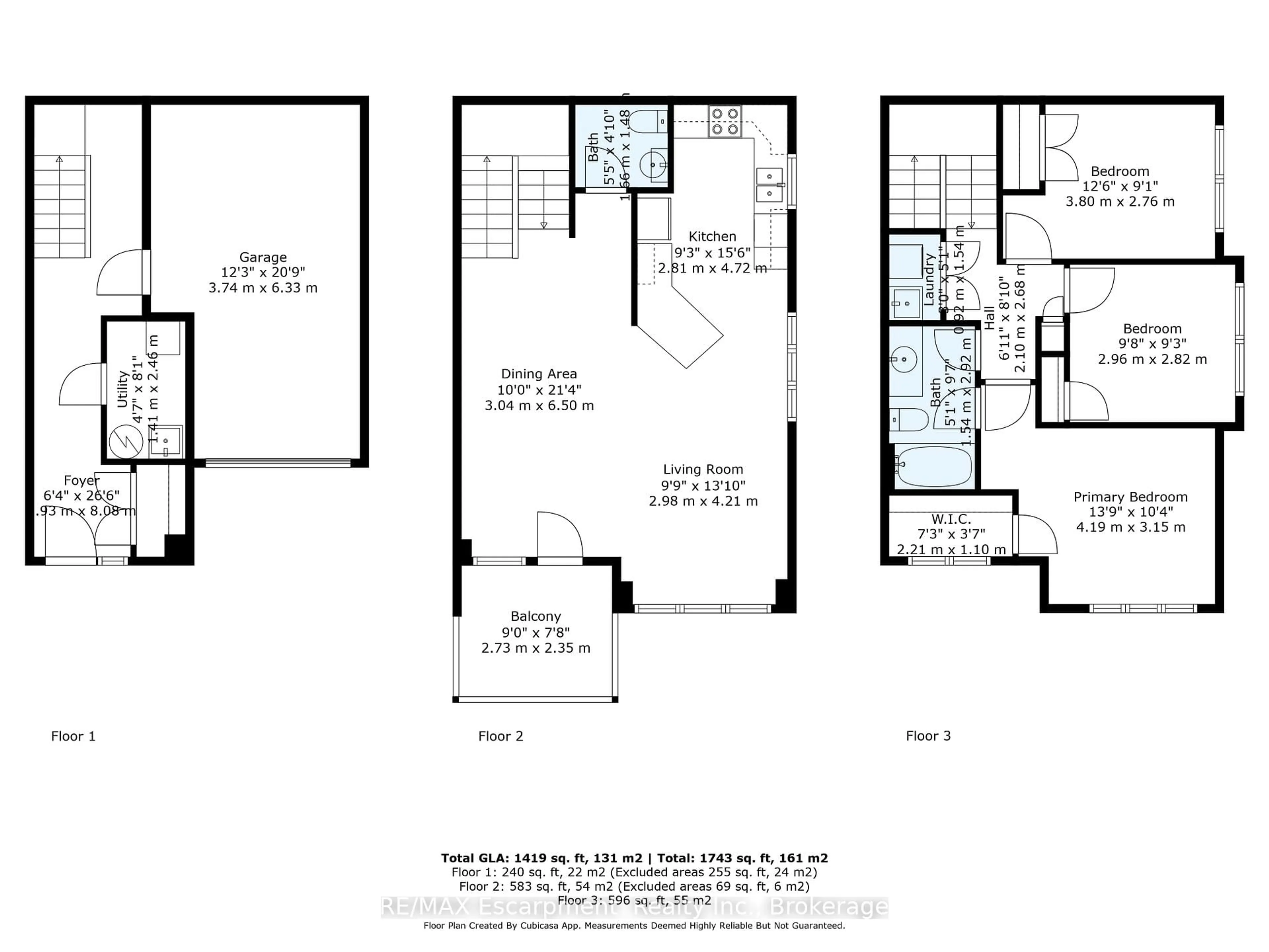 Floor plan for 181 Plains Rd #51, Burlington Ontario L7T 0B1