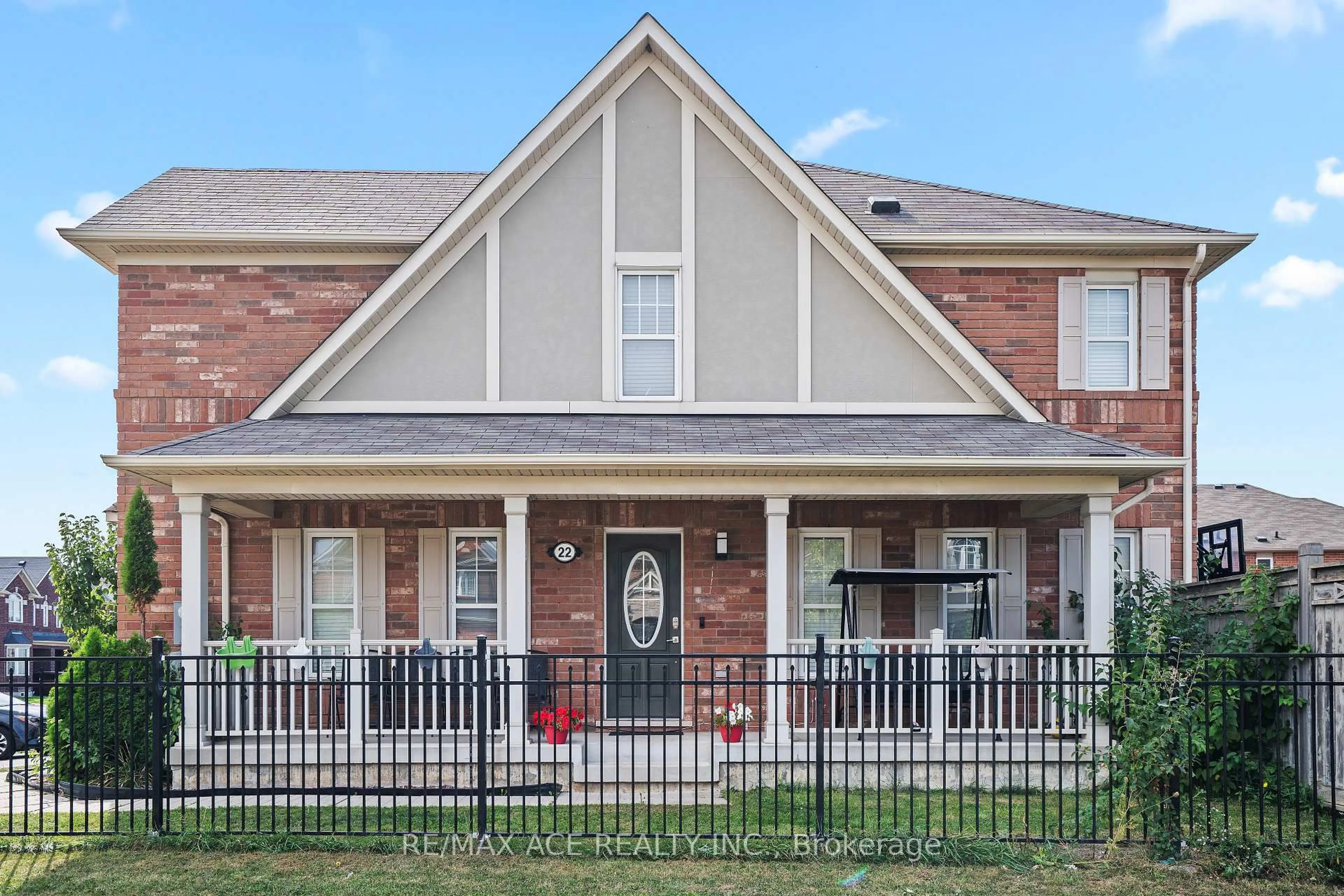 Home with brick exterior material, street for 22 Apple Valley Way, Brampton Ontario L6P 0W4