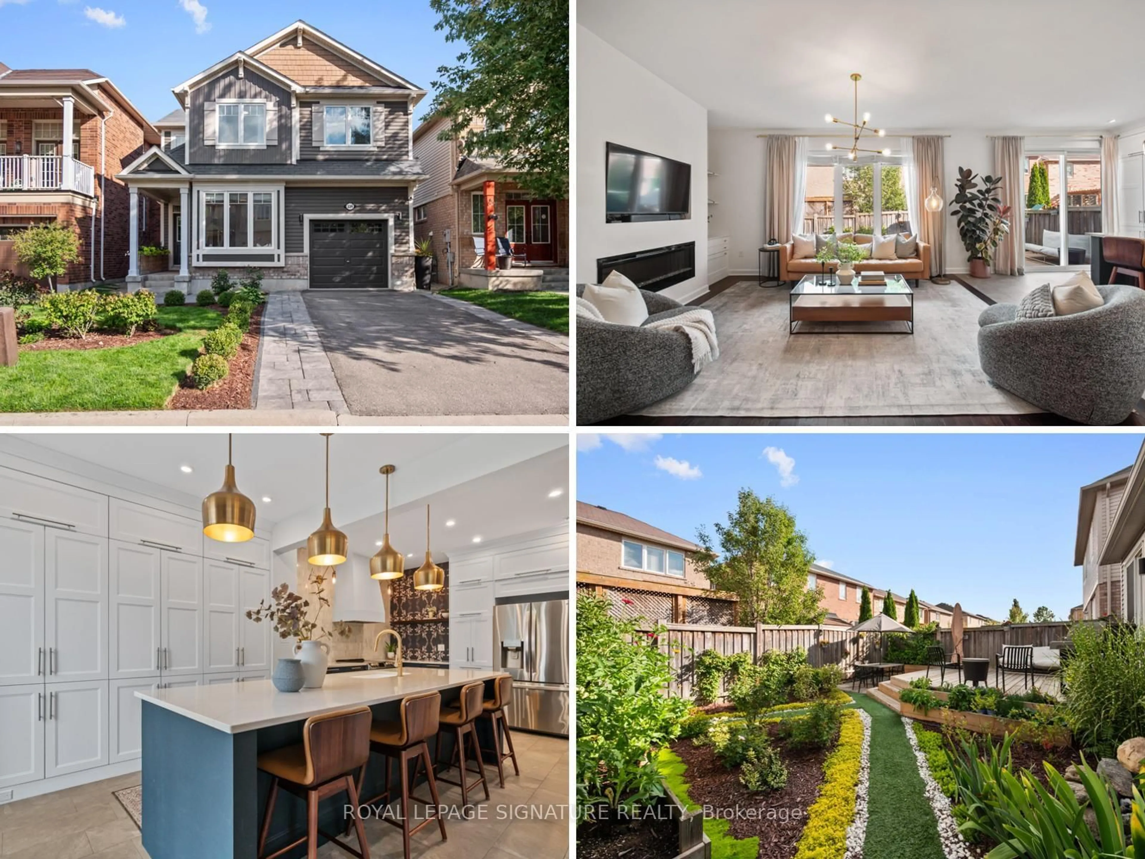 A pic from outside/outdoor area/front of a property/back of a property/a pic from drone, street for 334 Inman Hts, Milton Ontario L9T 7M9