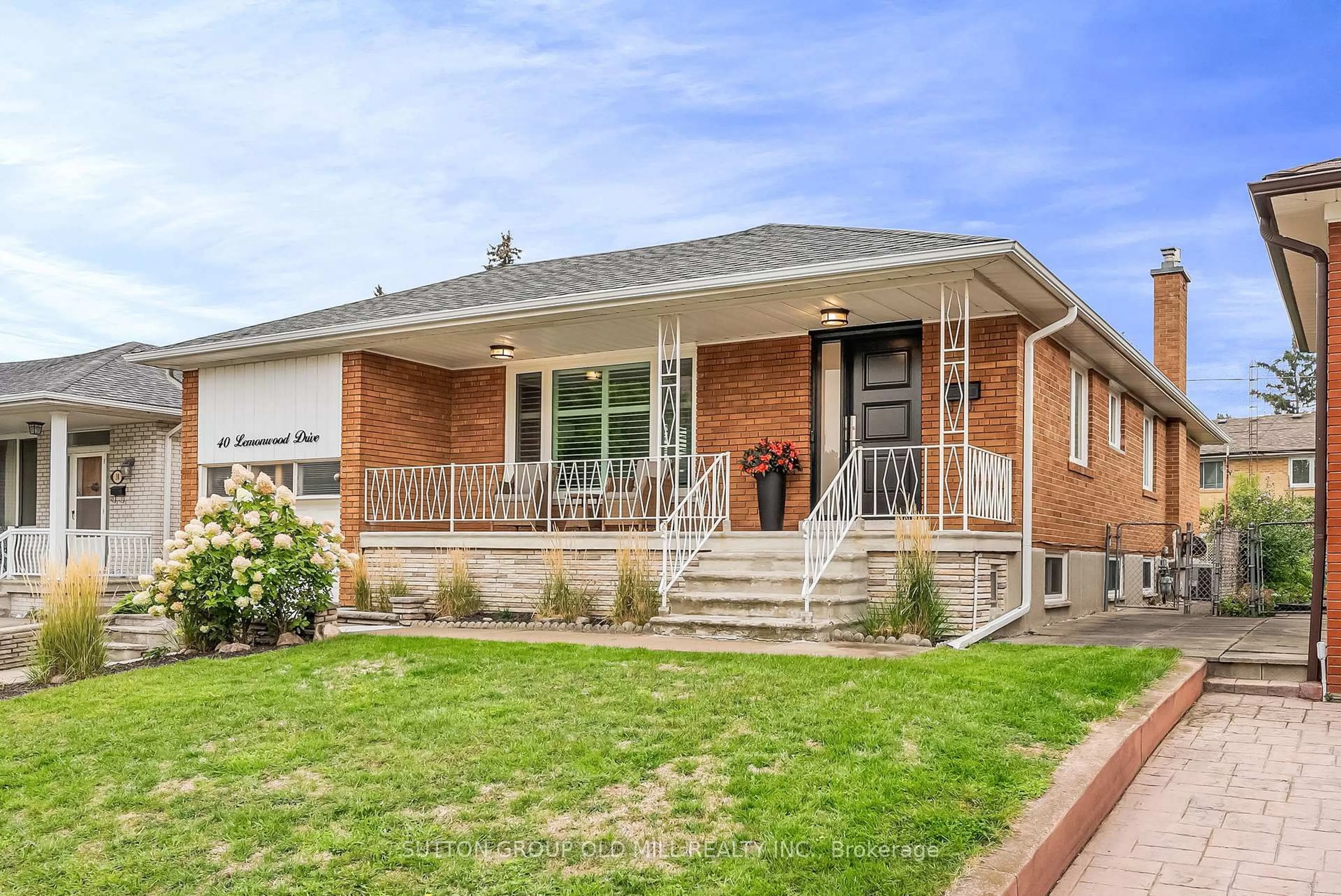 Home with brick exterior material, street for 40 Lemonwood Dr, Toronto Ontario M9A 4L5