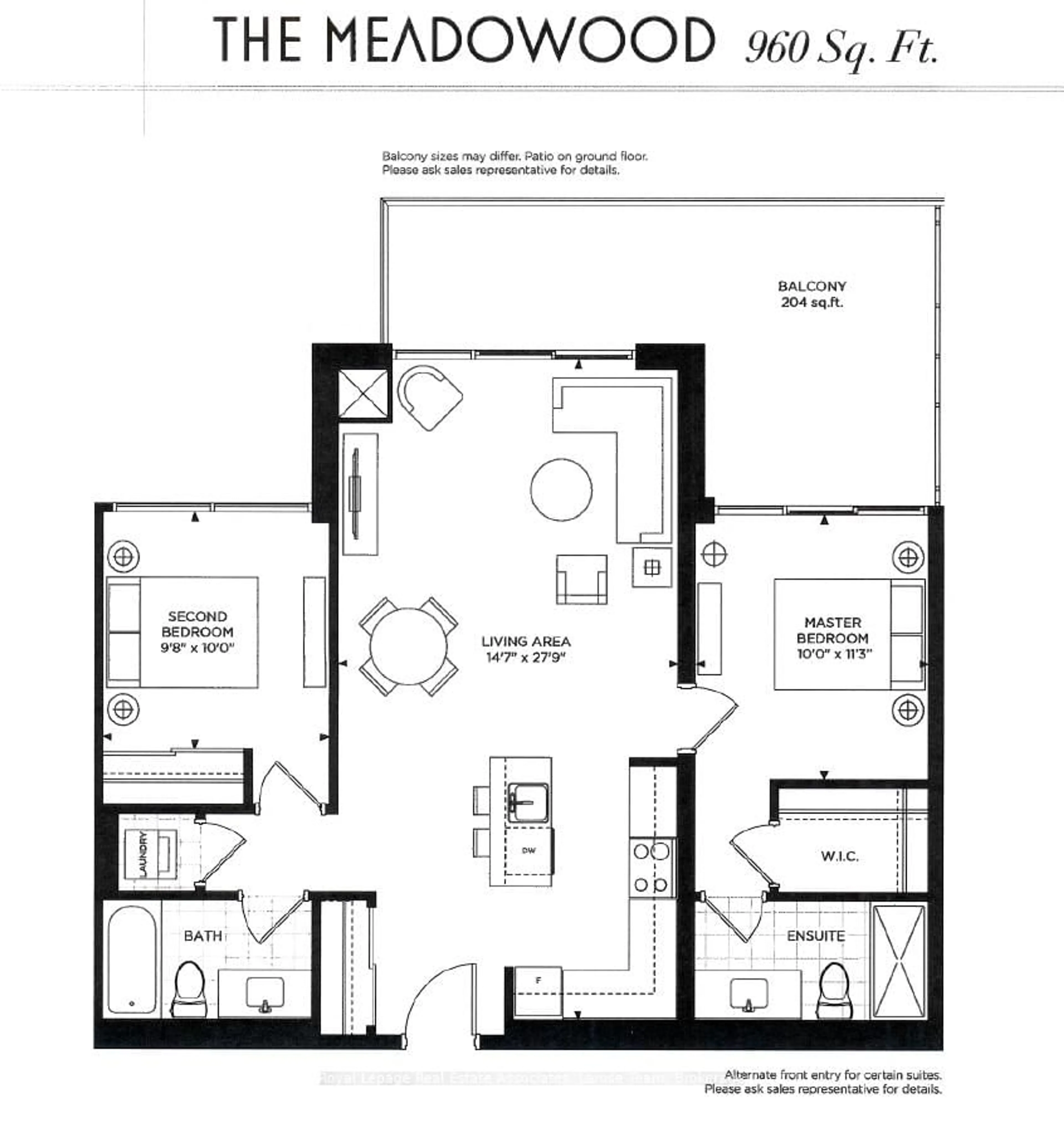 Floor plan for 1575 Lakeshore Rd #235, Mississauga Ontario L5J 0B1