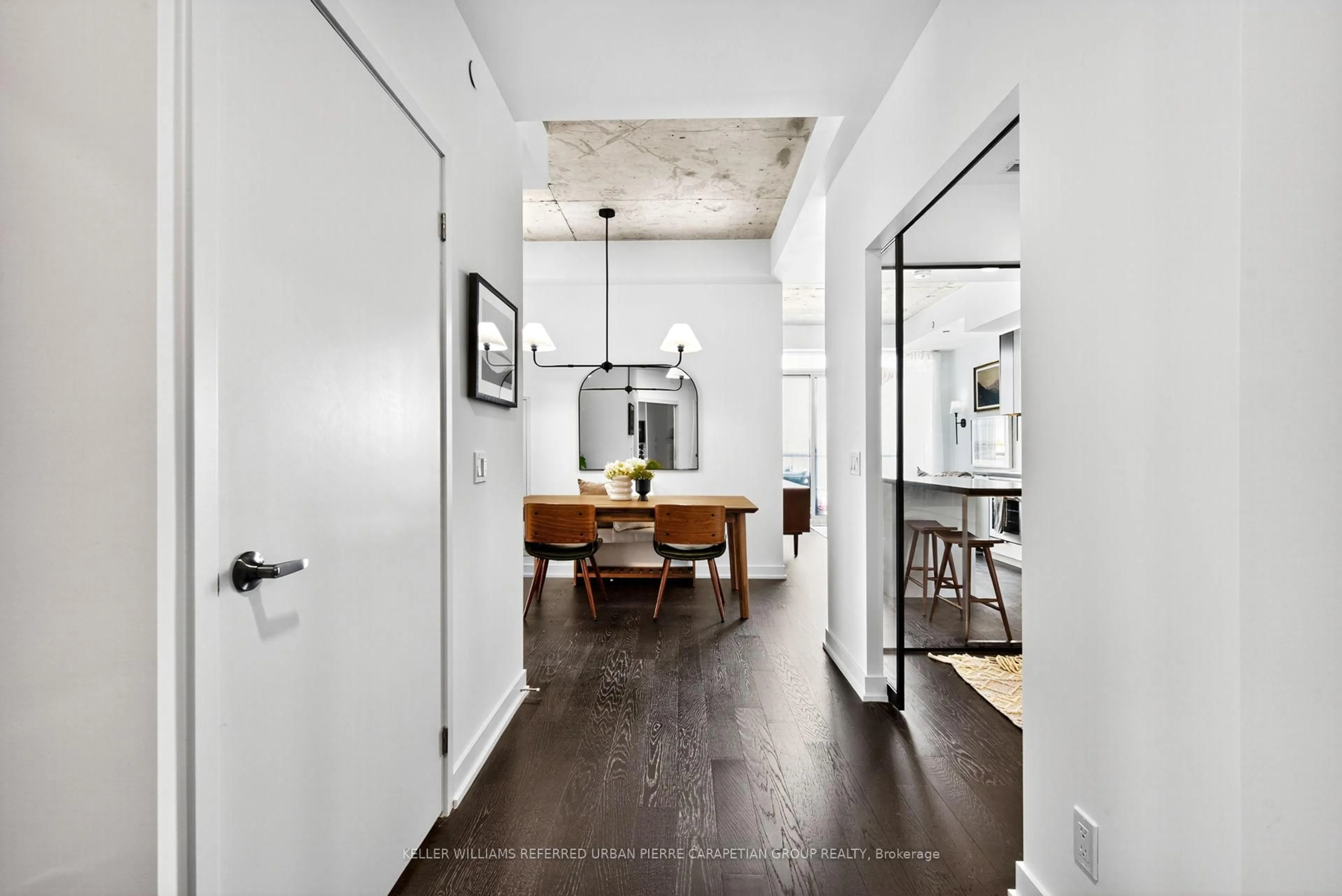 Indoor entryway for 57 Brock Ave #702, Toronto Ontario M3H 3N2