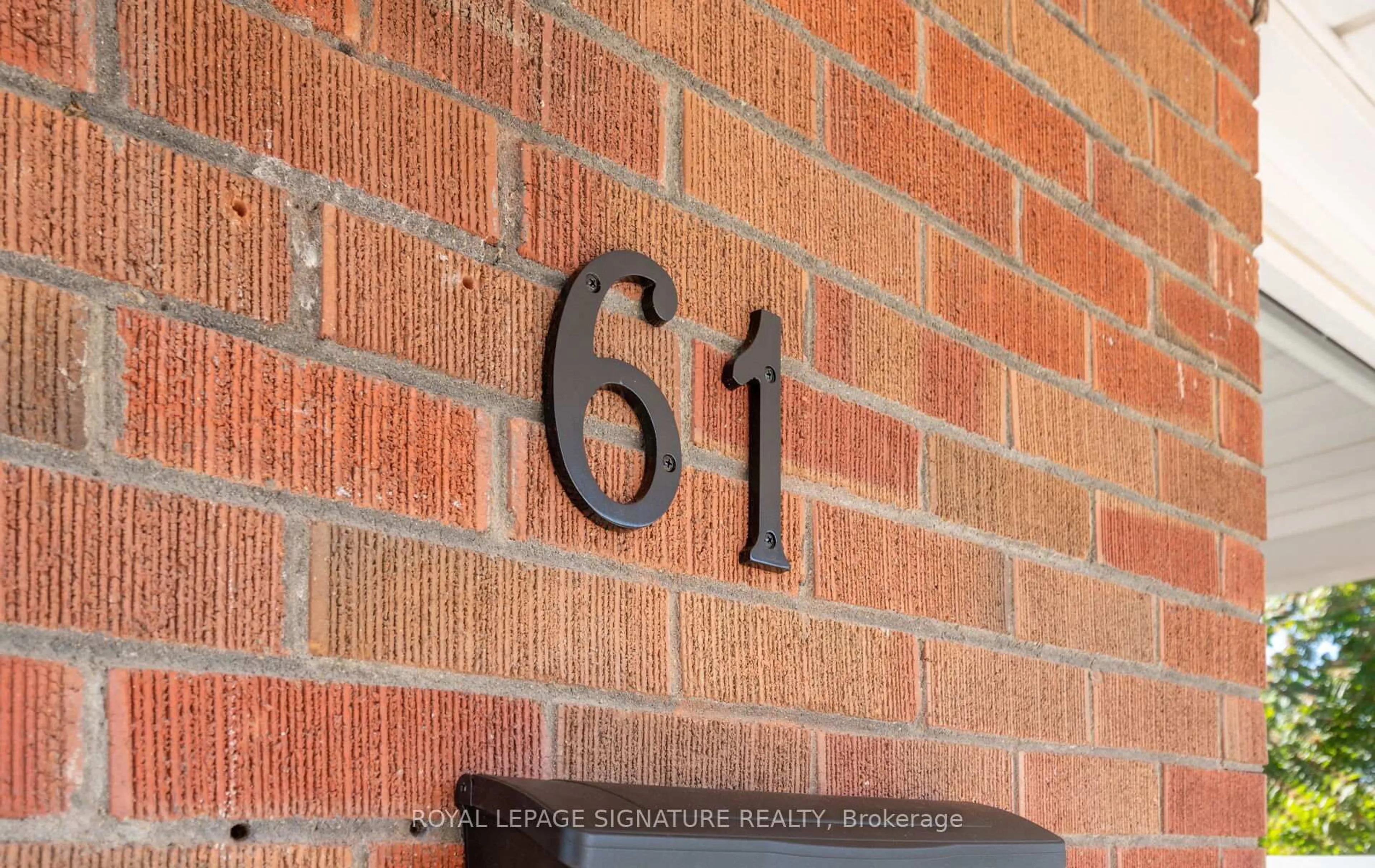 Home with brick exterior material, street for 61 Foch Ave, Toronto Ontario M8W 3X5