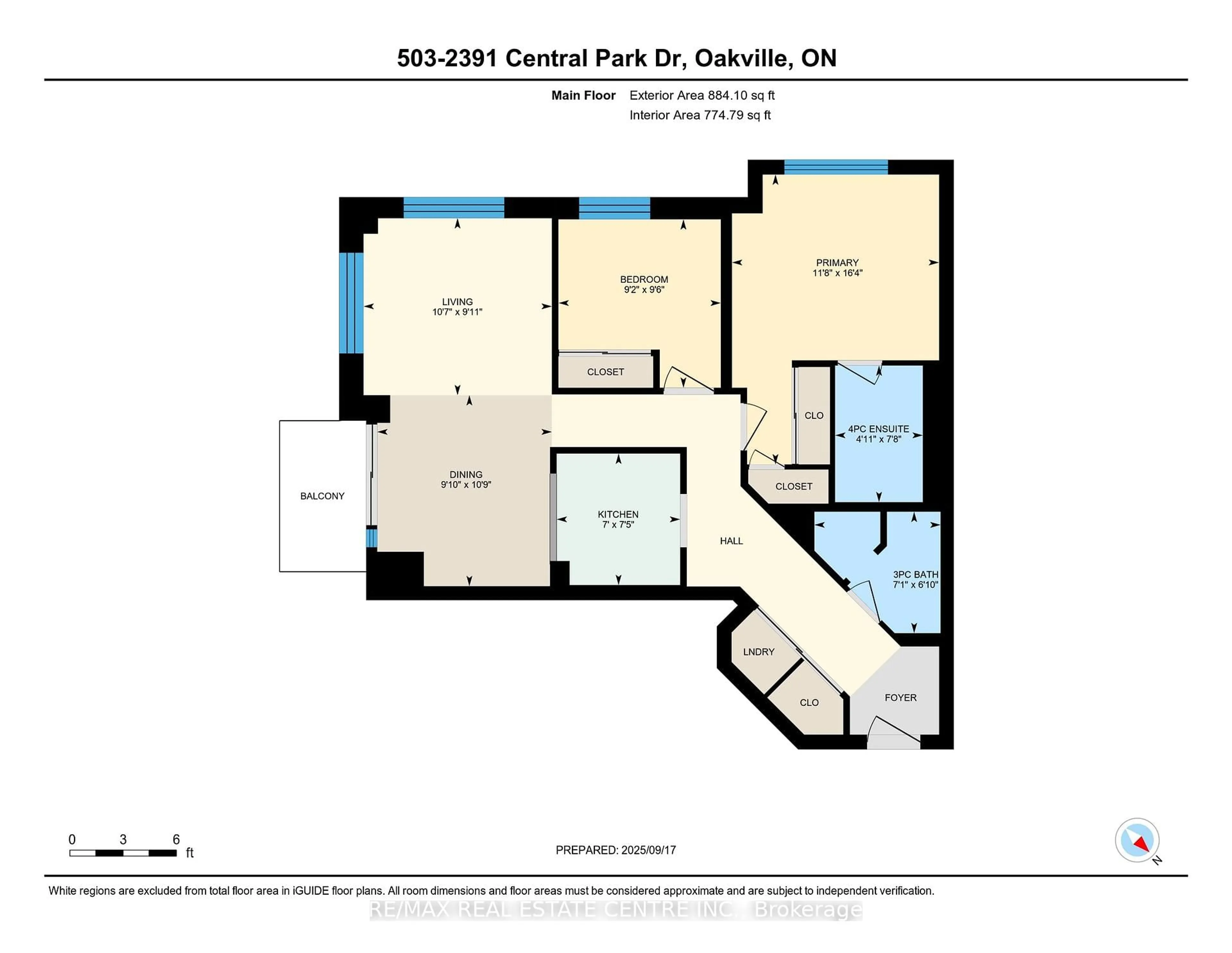 Floor plan for 2391 Central Park Dr #503, Oakville Ontario L6H 0E4
