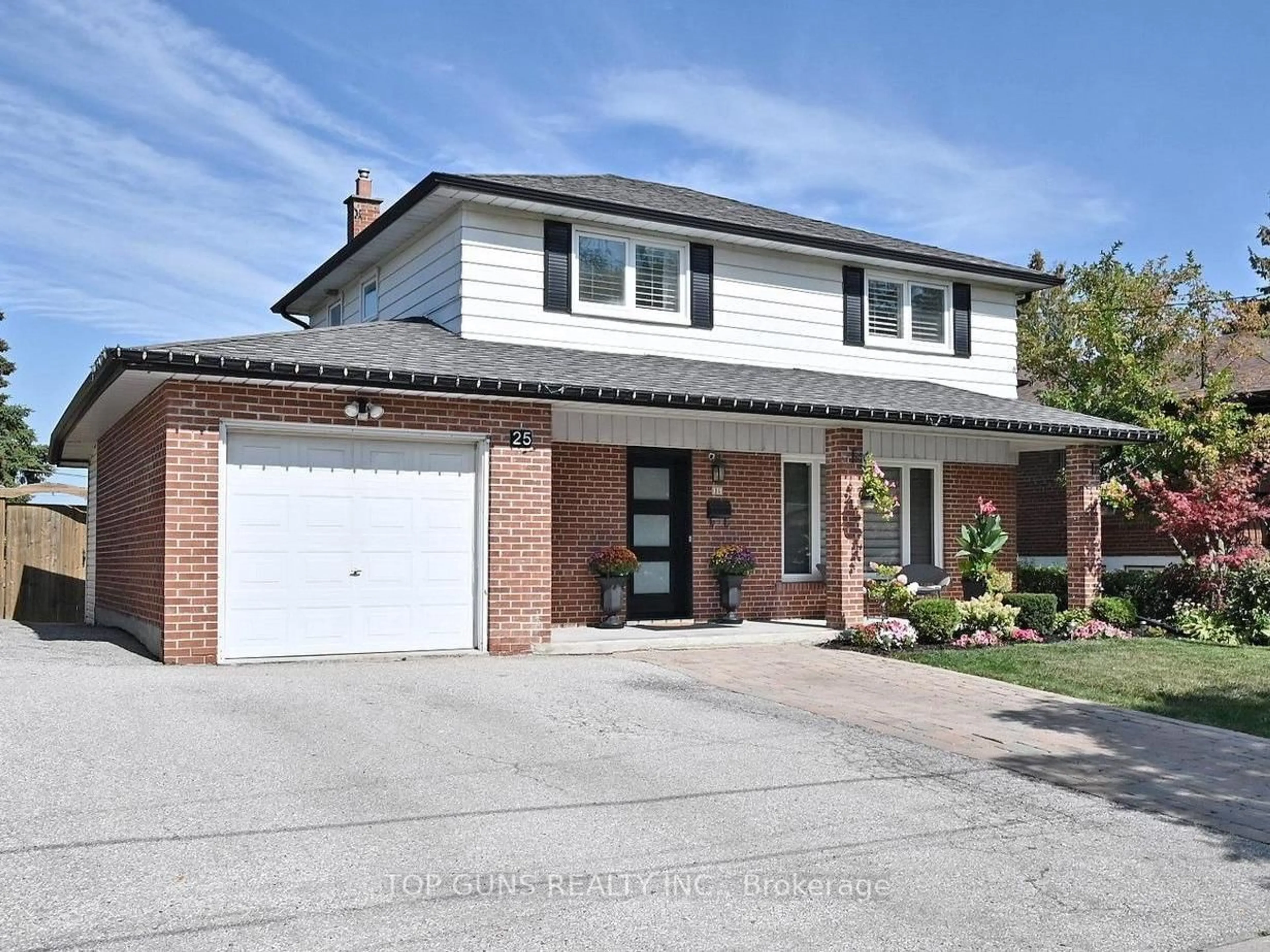 Home with brick exterior material, street for 25 Ringway Cres, Toronto Ontario M9W 1X2