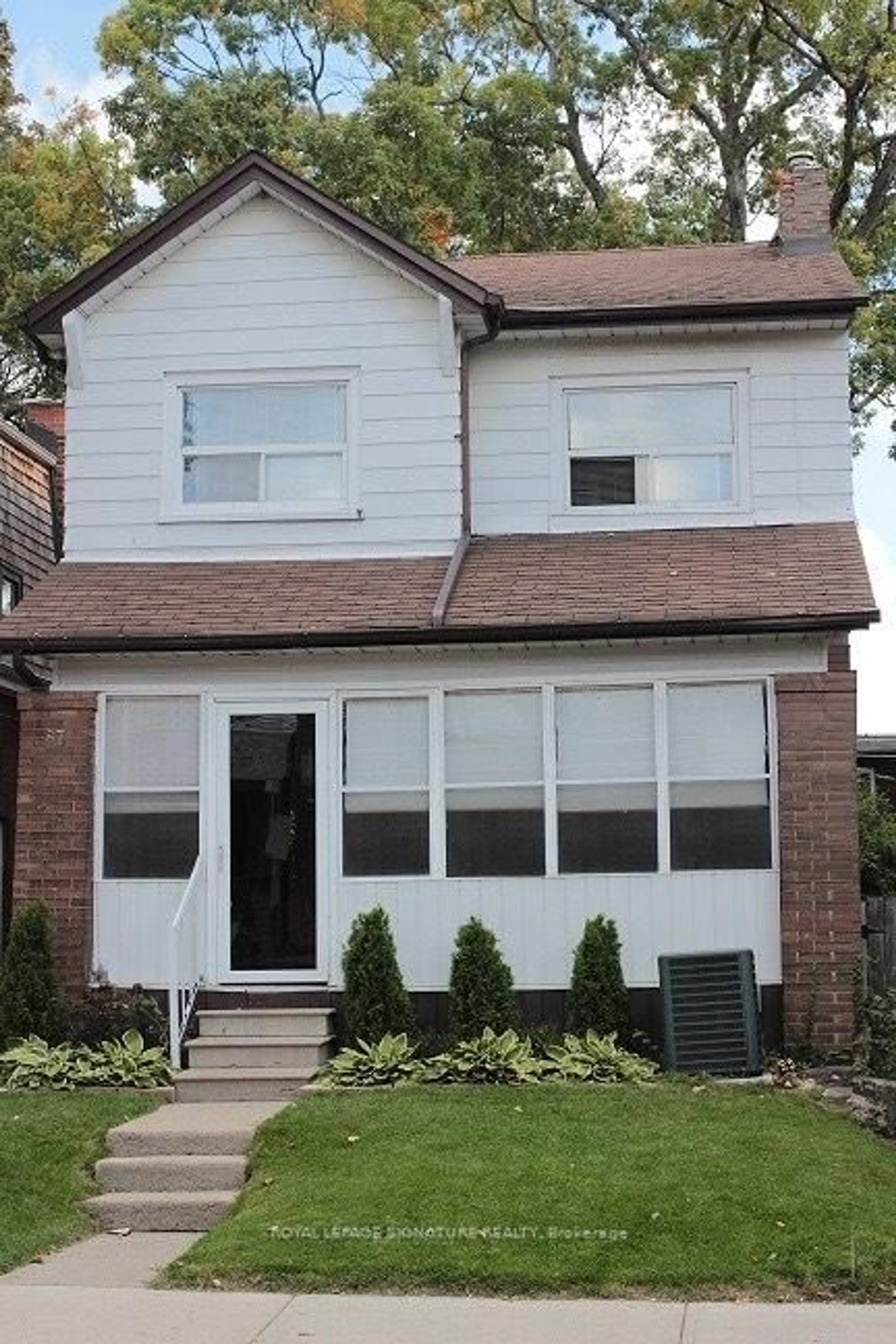 Home with brick exterior material, street for 87 Runnymede Rd, Toronto Ontario M6S 2Y4
