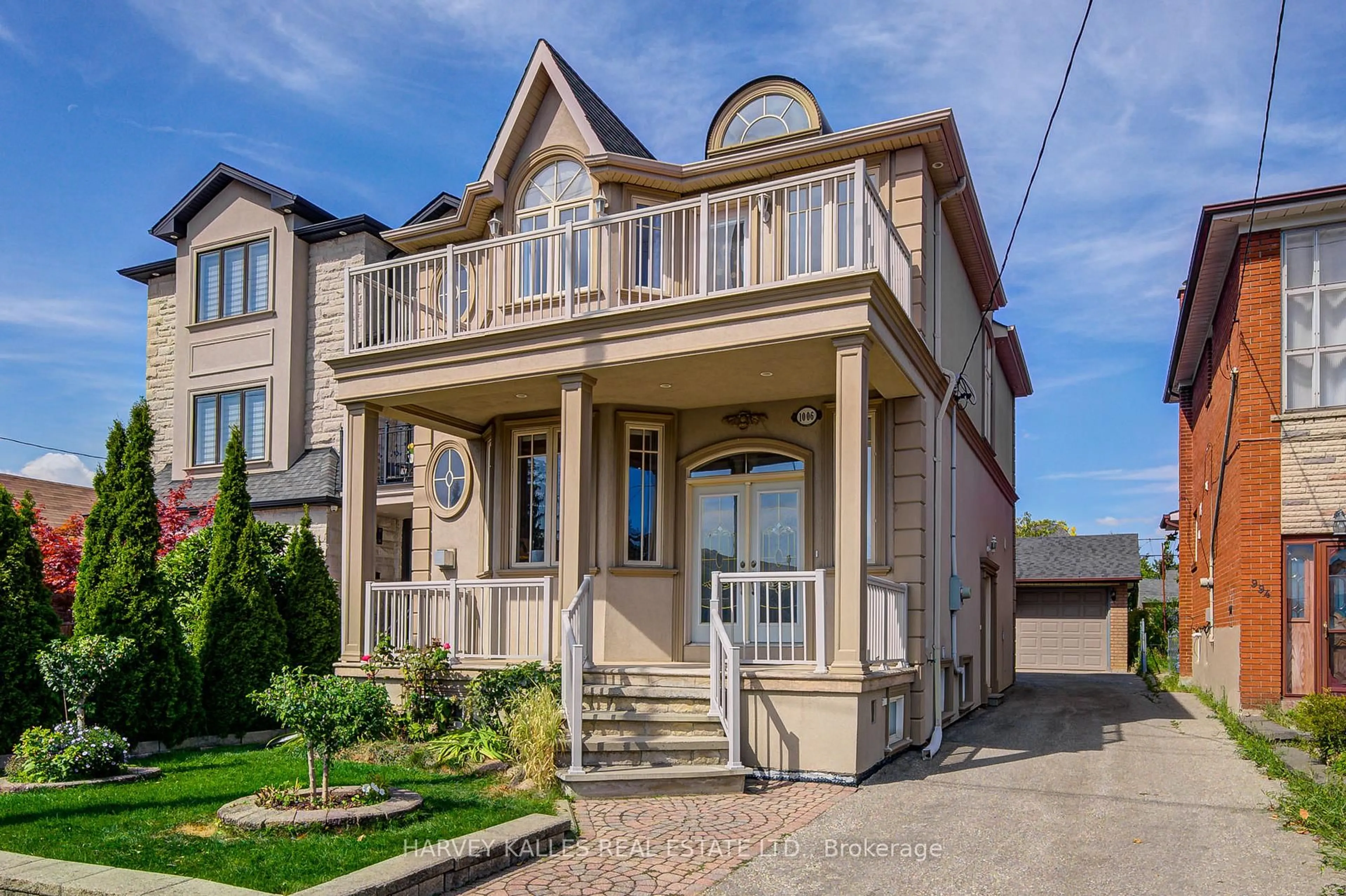 Home with brick exterior material, street for 1006 Briar Hill Ave, Toronto Ontario M6B 1M3
