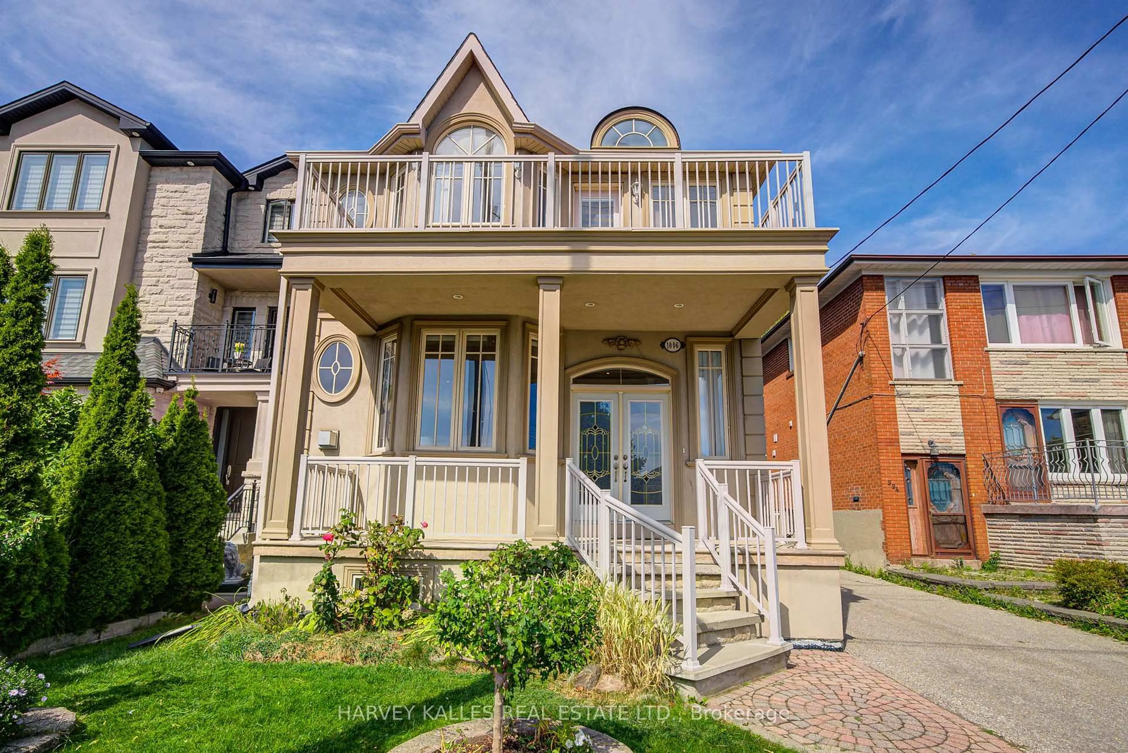 Home with brick exterior material, street for 1006 Briar Hill Ave, Toronto Ontario M6B 1M3