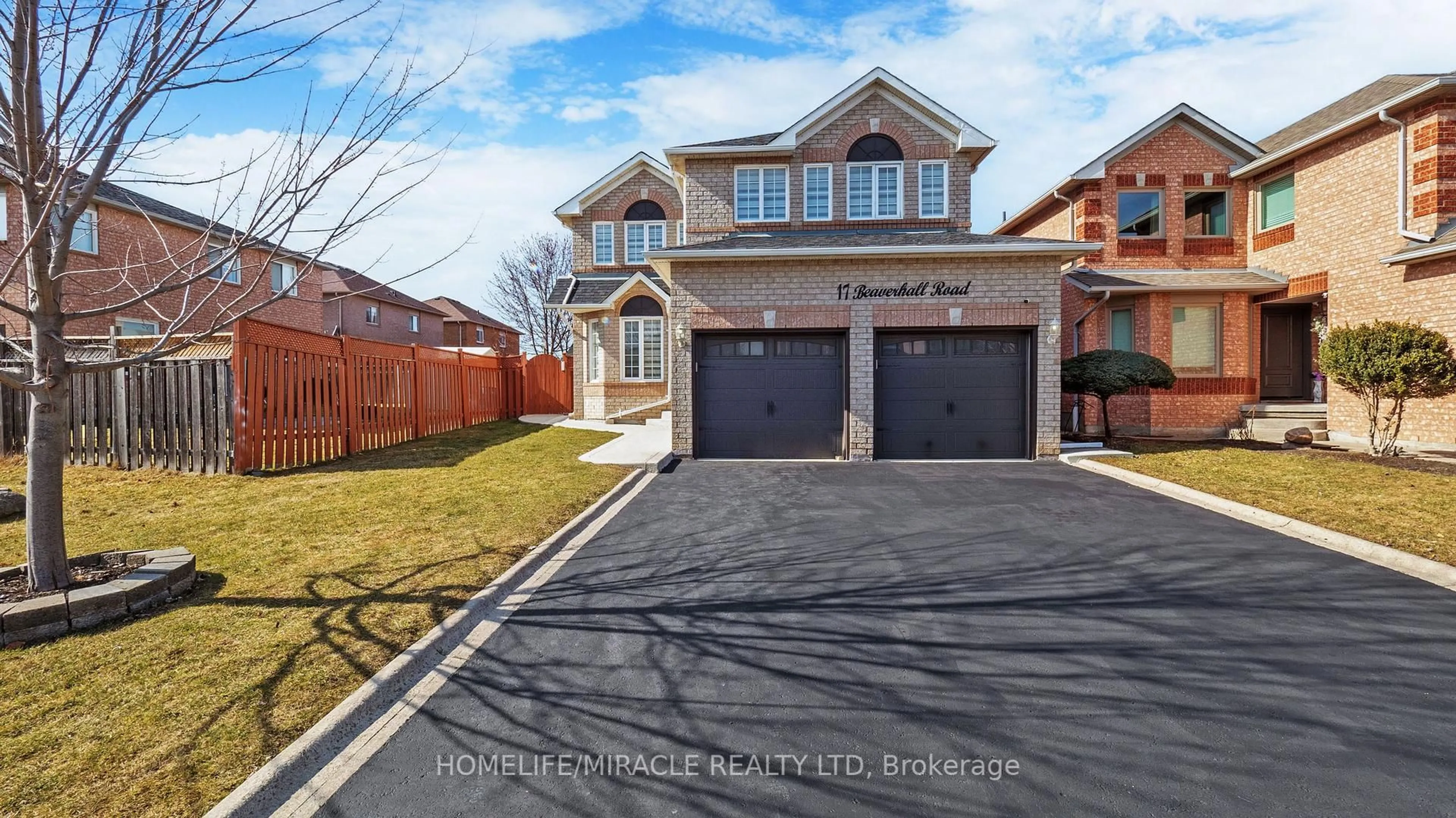 Home with brick exterior material, street for 17 Beaverhall Rd, Brampton Ontario L6X 4L3