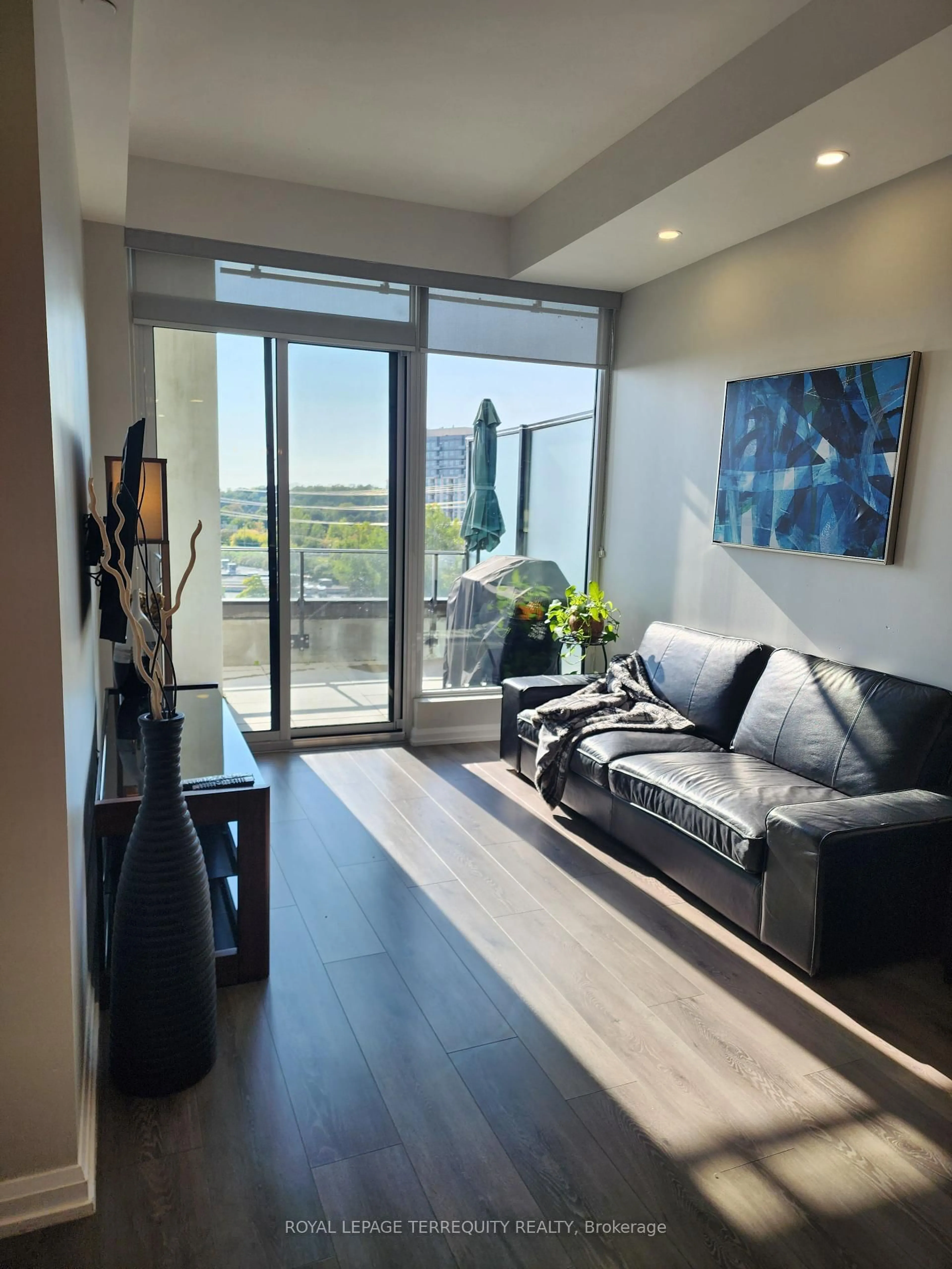 Living room with furniture, unknown for 4208 Dundas St #610, Toronto Ontario M8X 0B1